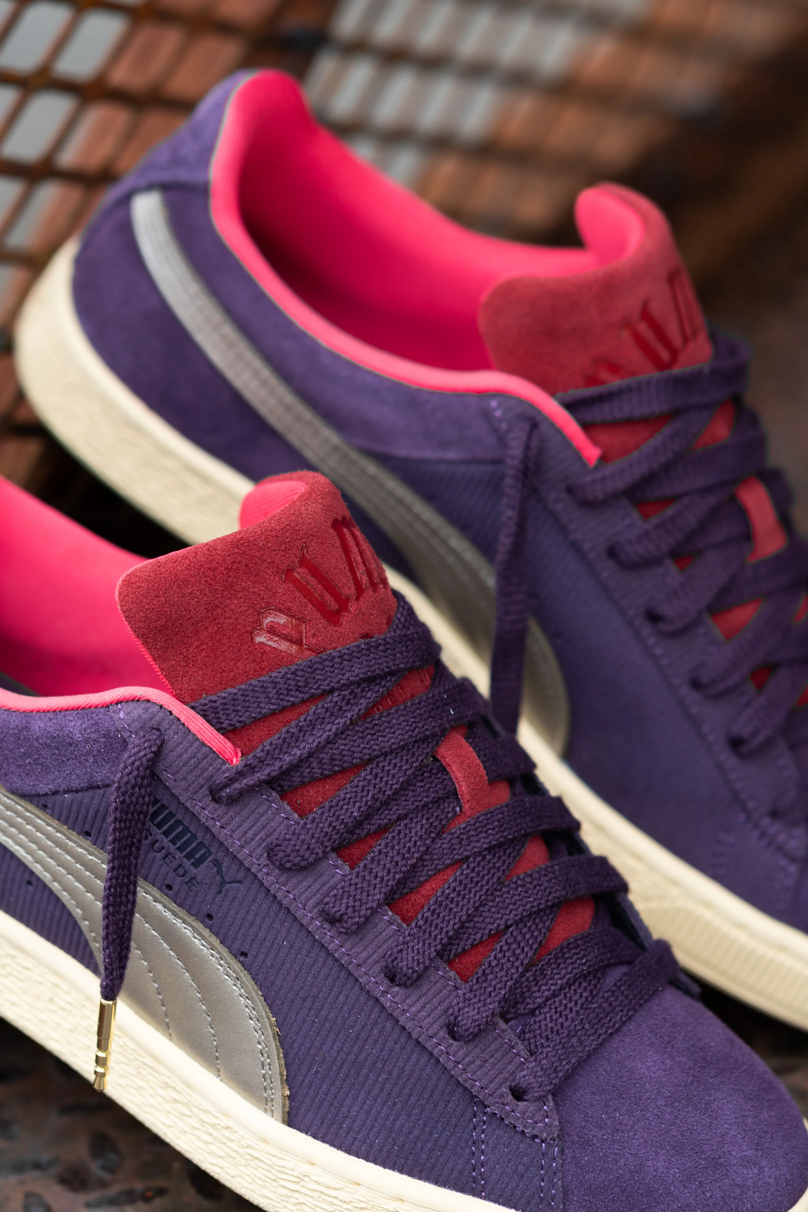 Puma Suede Play Paris (Midnight Plum/Chamomile) Foot Performance snowboarders