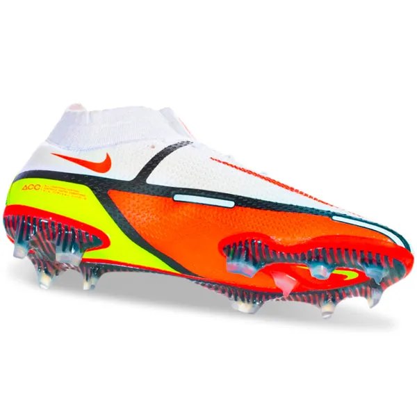 Nike Phantom GT2 Elite FG (White/Bright Crimson) adjustable insole shoes