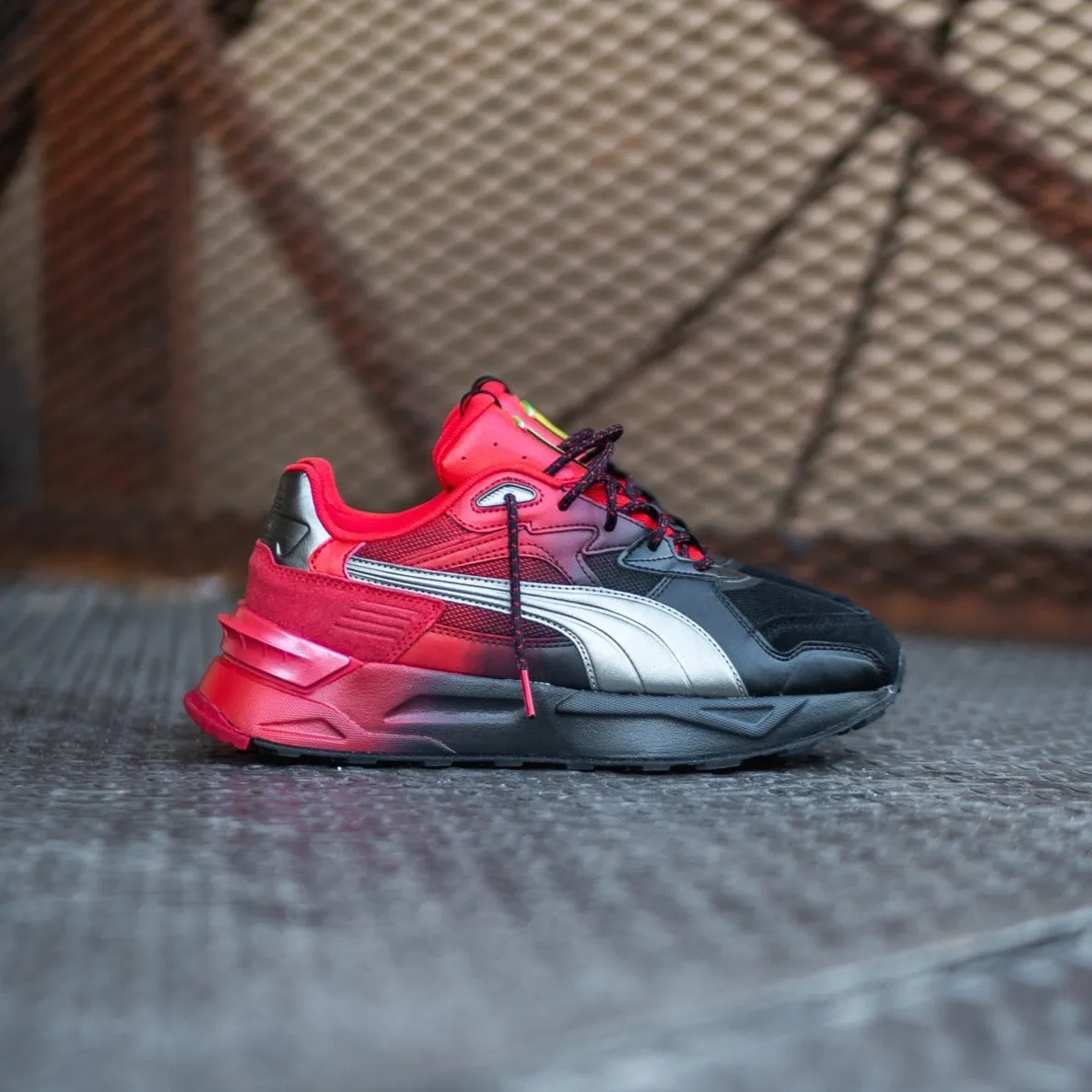 Men's Puma x Ferrari Mirage Sport (Black) Pilates practitioners