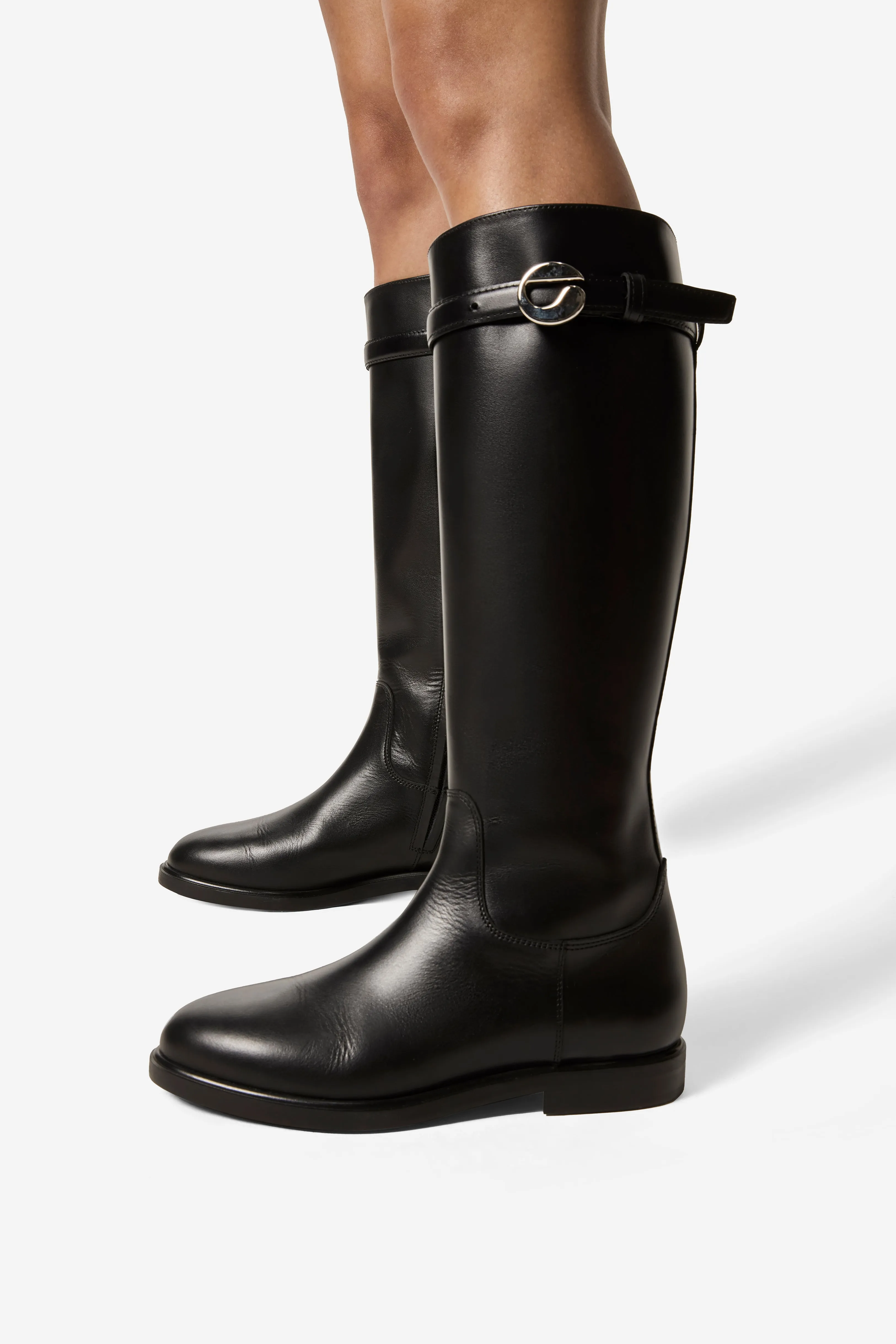 Swift Glide Cotton Touch Cavalier Flat Boot