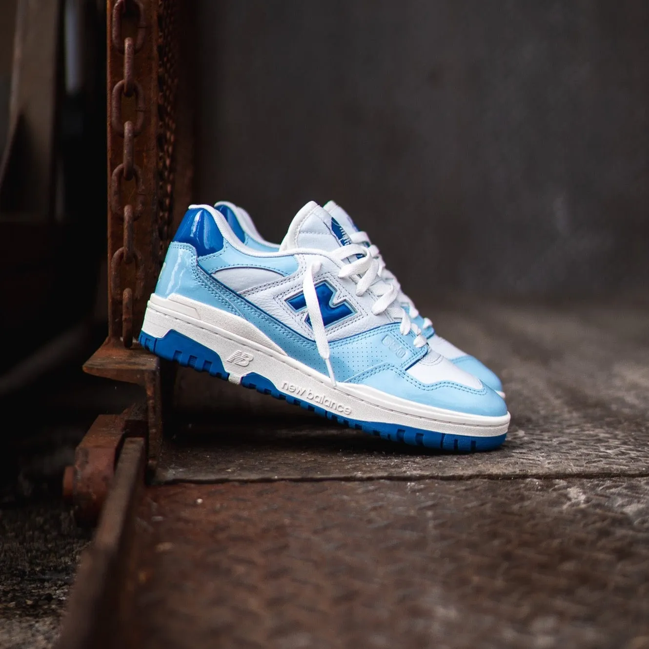 Mens New Balance 550 (White/Powder Blue) - BB550YKE Superior Performance least winter