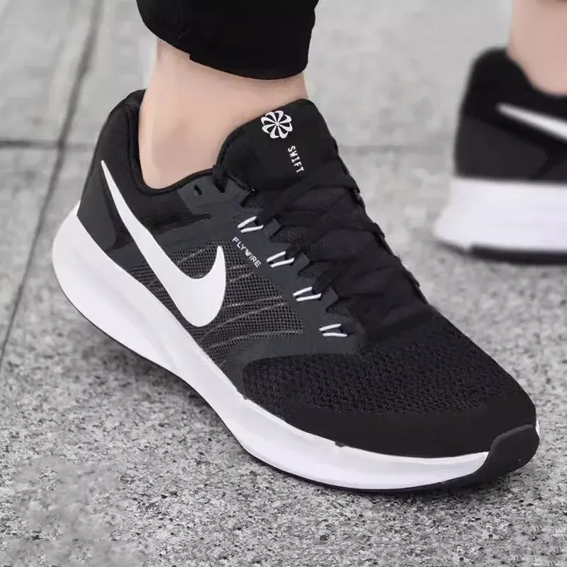 Nike men's shoes original RUN SWIFT 3 sneakers Lightweight breathable training shock absorbing running shoes DR2695-002 Sport Life Field Walk
