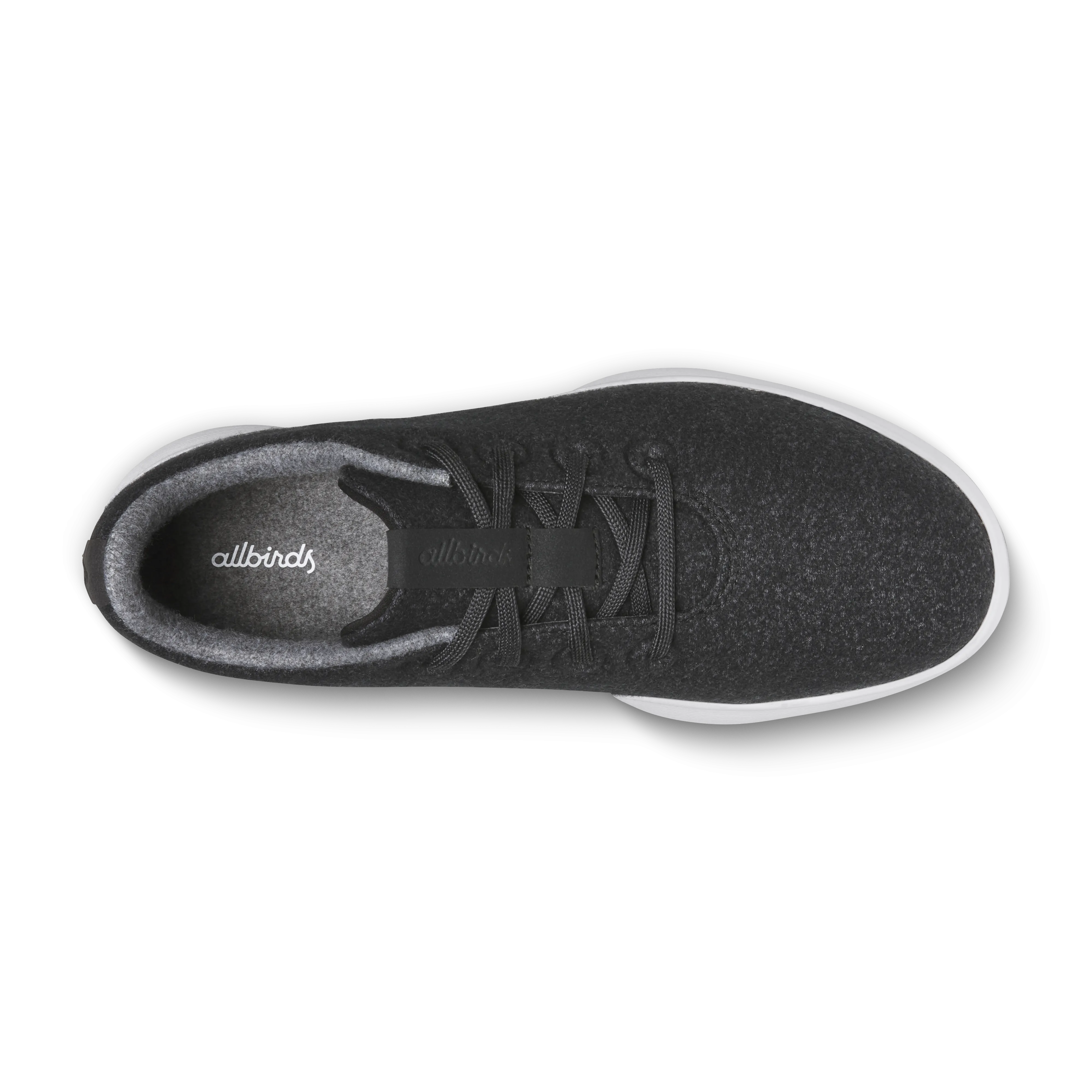 Cushioned performance Balance Focus Women's Wool Runner NZ - Natural Black (Blizzard Sole)