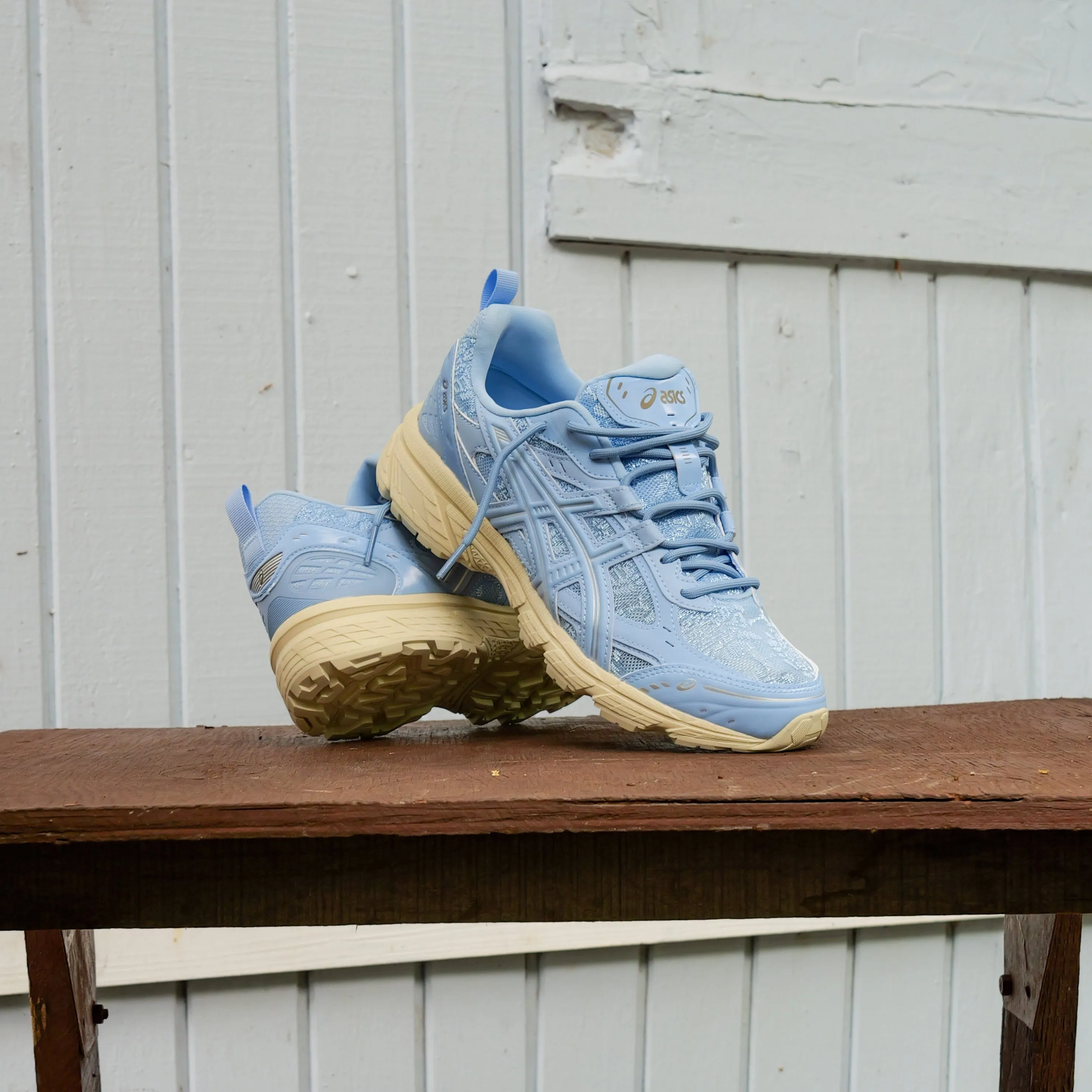 skaters' Mens Asics Gel-Nunobiki (Stone Wash/Pure Silver)