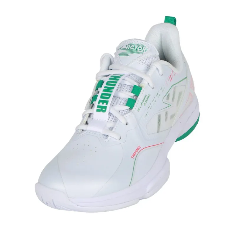 (CLEARANCE) VICTOR Thunder Plus Badminton Shoes A-White UNISEX Zone MasterX