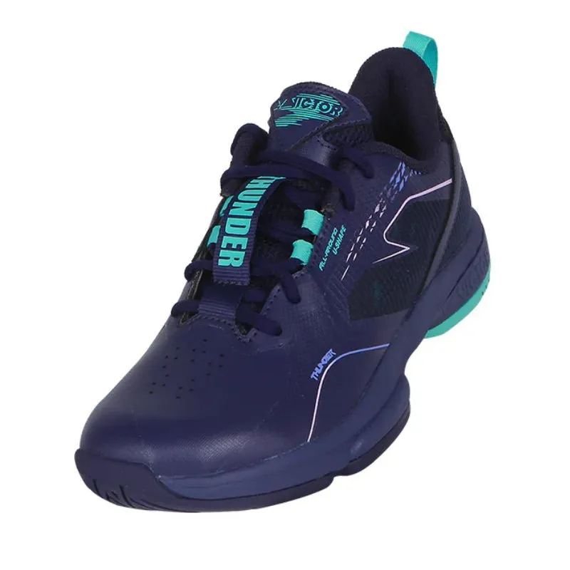 (CLEARANCE) VICTOR Thunder Plus Badminton Shoes J-Gentian Purple MEN'S Swift Max Stretchable