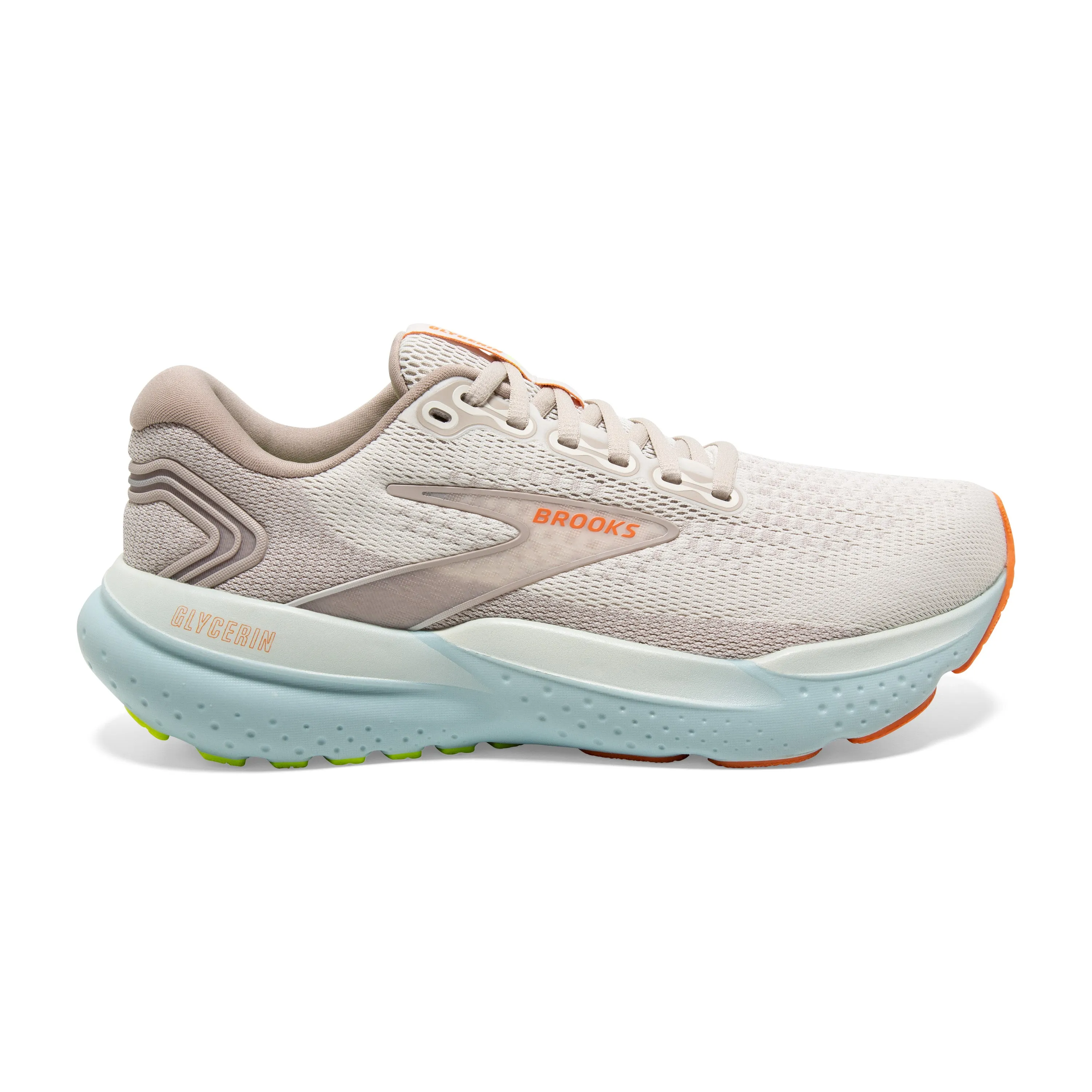 WOMEN'S GLYCERIN 21 - B - 195 COCONUT/AQUA/AUTUMN SUNSET gym - ready shoe readiness running for a way to stay grounded