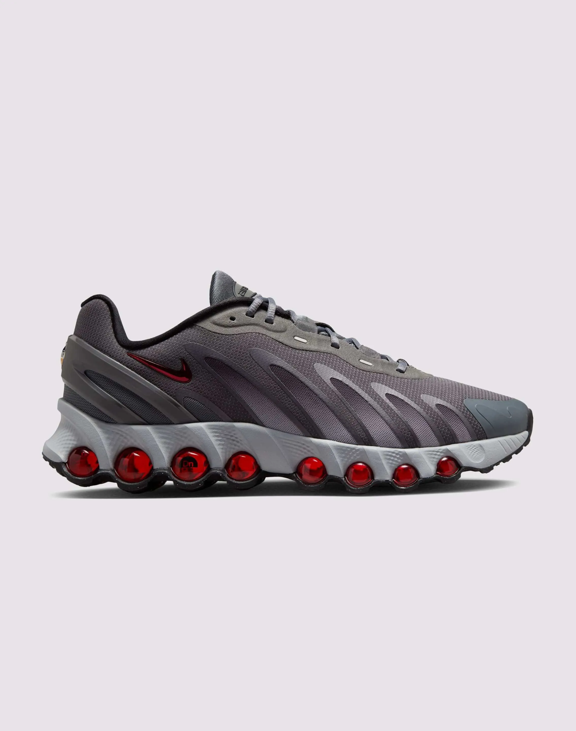 Nike Air Max Dn8 "Grey Crimson" Rain Jog Park Stroll