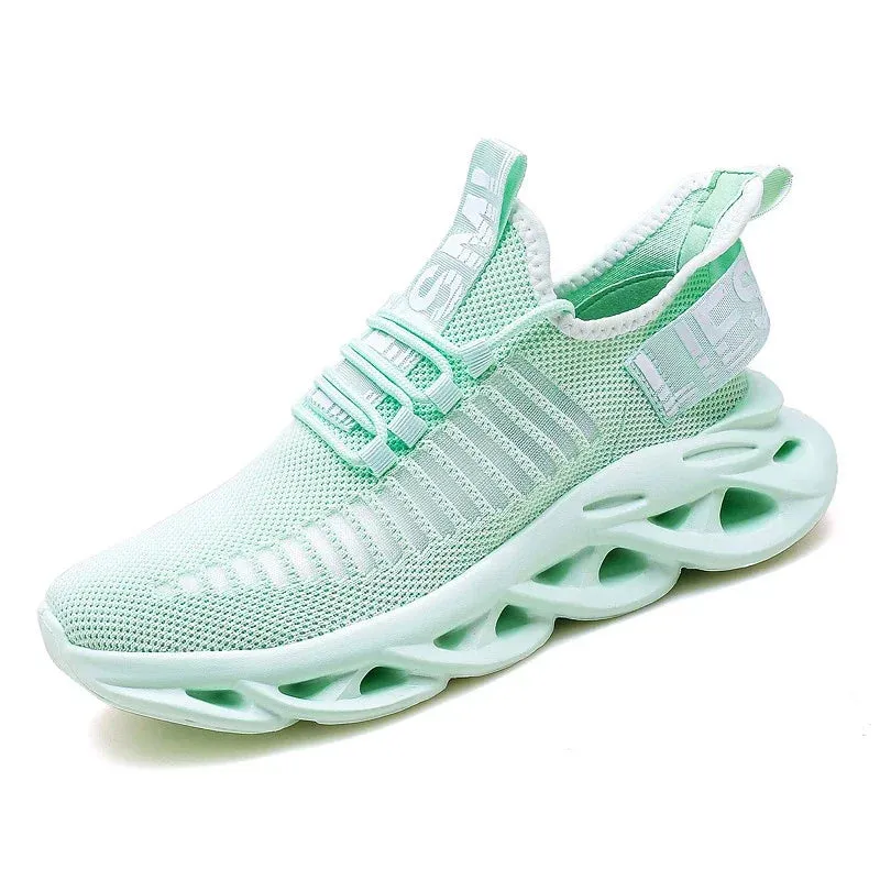 Comfort Padding Toe box Men Shoes Comfortable Sneakers Womoen Breathable Couple Running Shoes Mesh Tenis Sport Shoes Size 36-46 Waling Sneakers Men