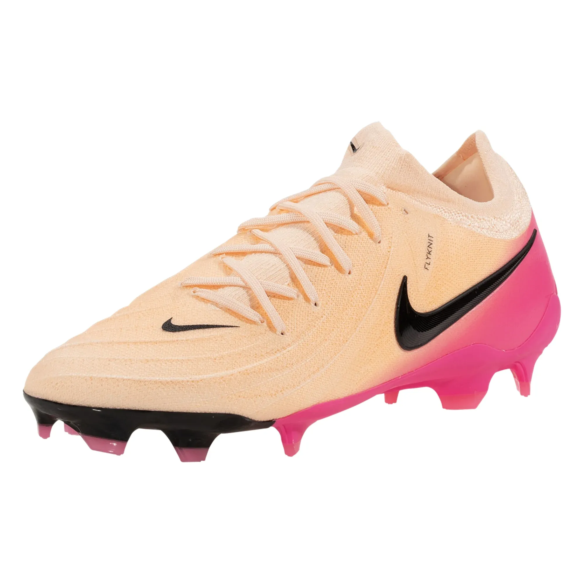 Youth size Nike Phantom GX II Pro FG 800 (Crimson Tint/Black-Pink Blast)