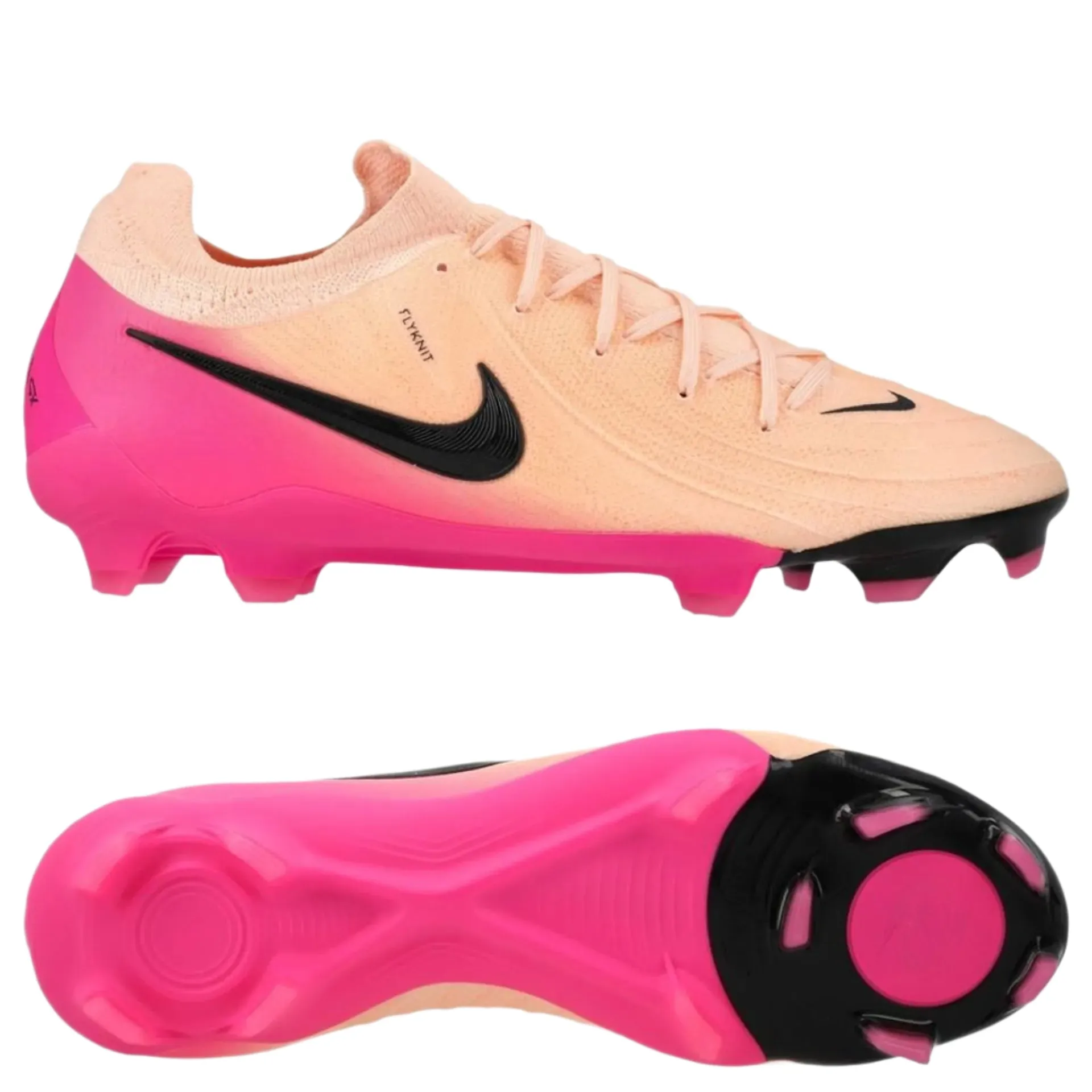 Cleats motocross - track shoes Nike Phantom GX II Pro FG 800 (Crimson Tint/Black-Pink Blast)