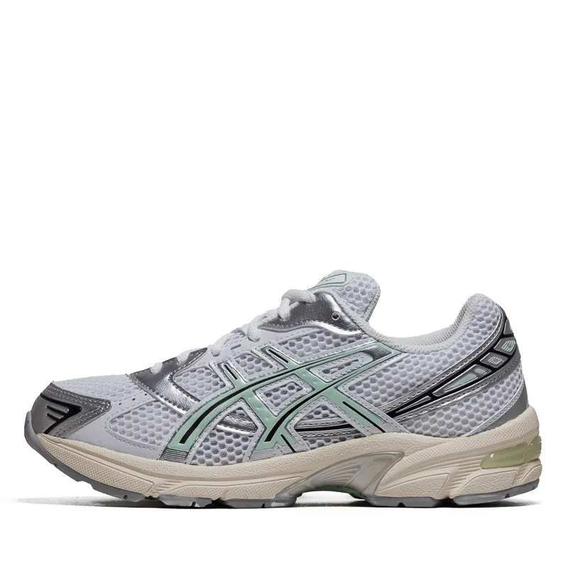 Women's Asics Gel-1130 - White/Mint Tint Easy on off ribbon - decorated running wear