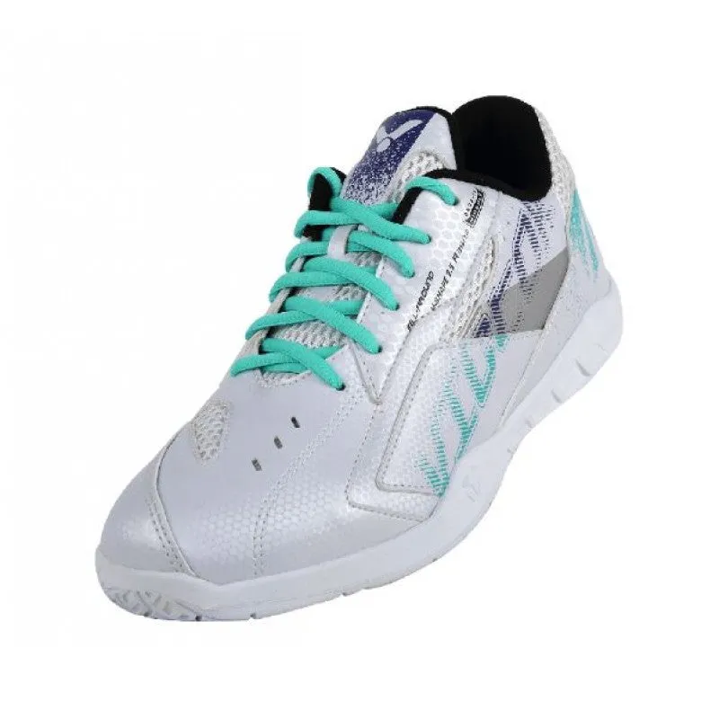 Wide Lace Balance MasterX Victor A362III A Badminton Shoes (White)