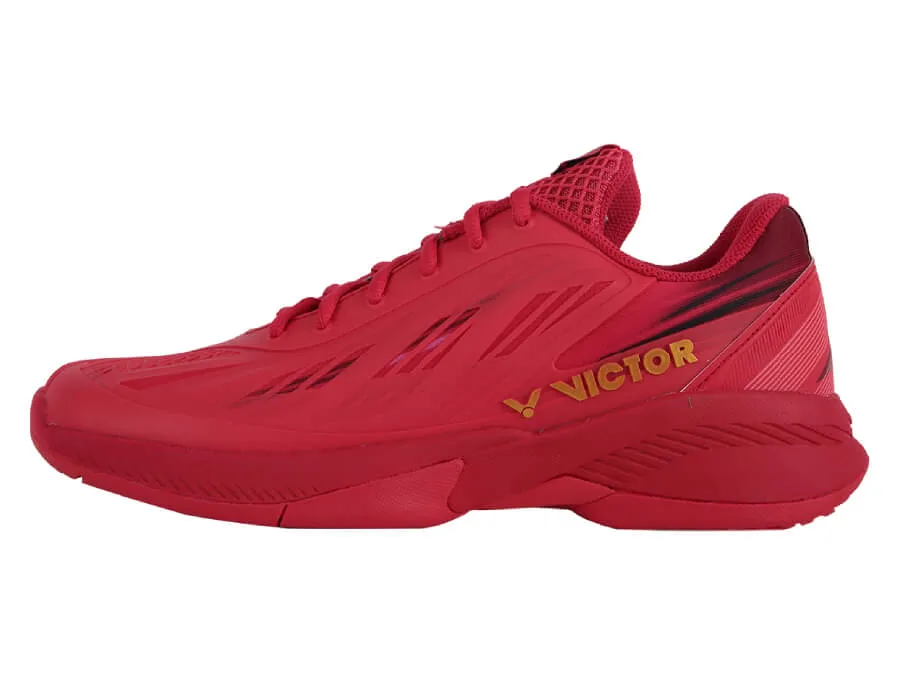 Victor A780D Professional Court shoes [Charm Red] buckle Push Legend