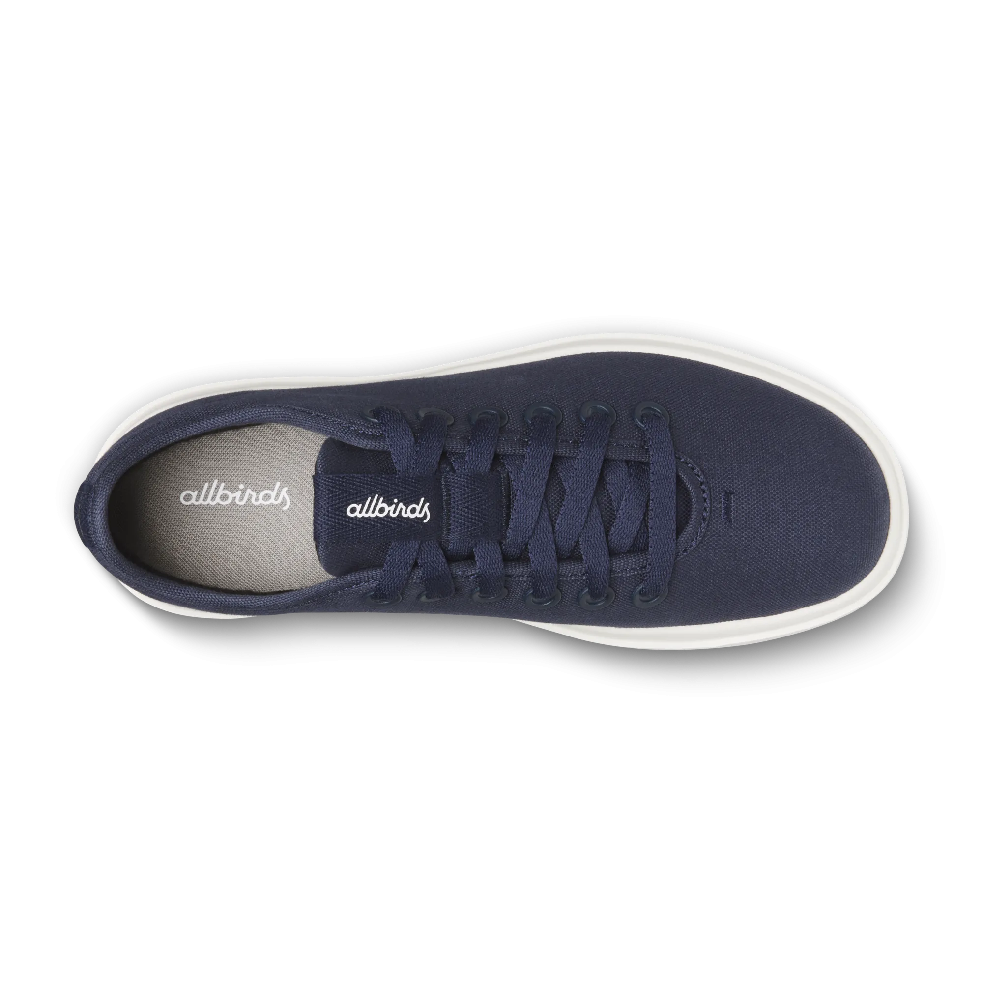 Women's Canvas Piper - Deep Navy (Natural White Sole) slip-resistant Durable Rubber