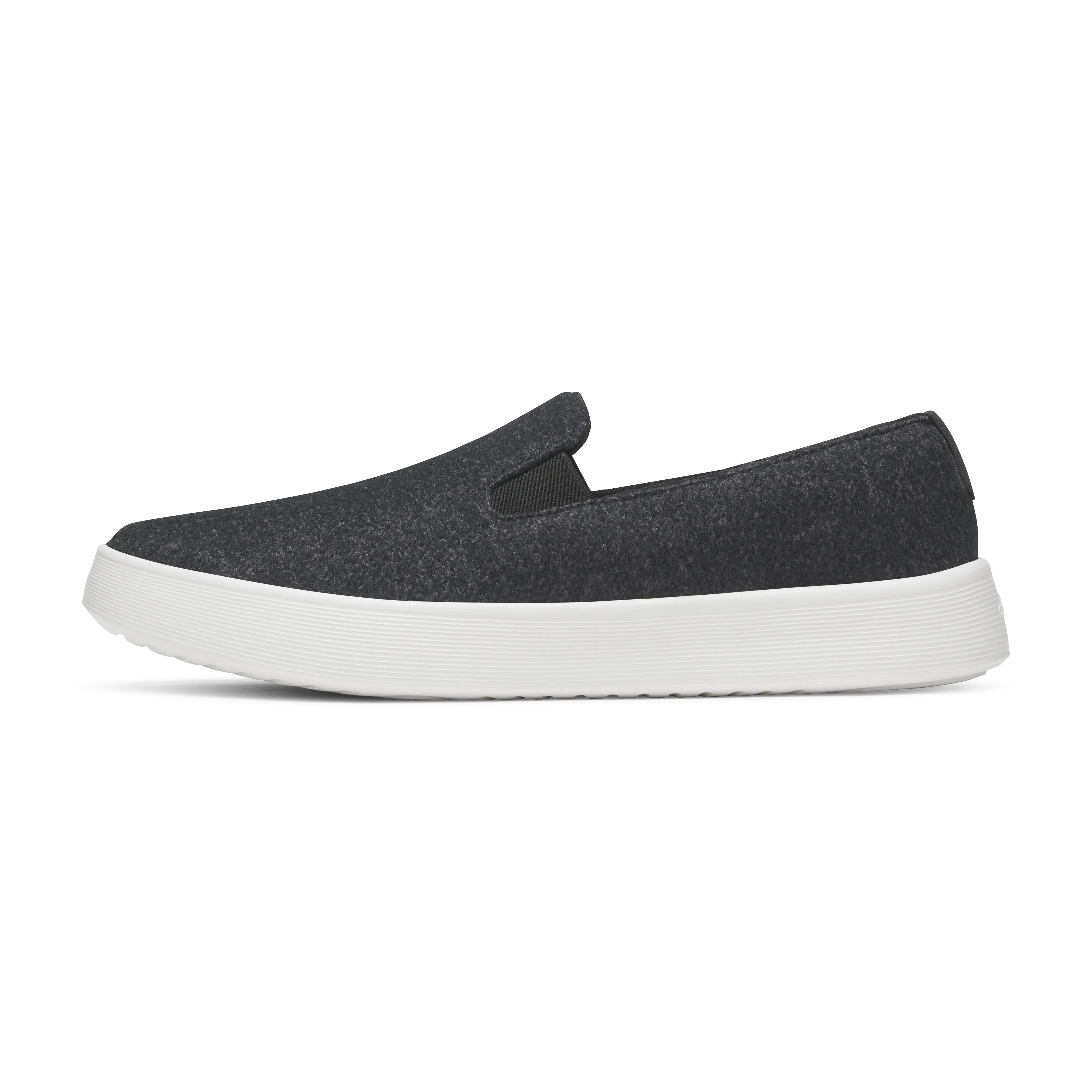 Women's Wool Cruiser Slip On - Natural Black (Blizzard Sole) Narrow