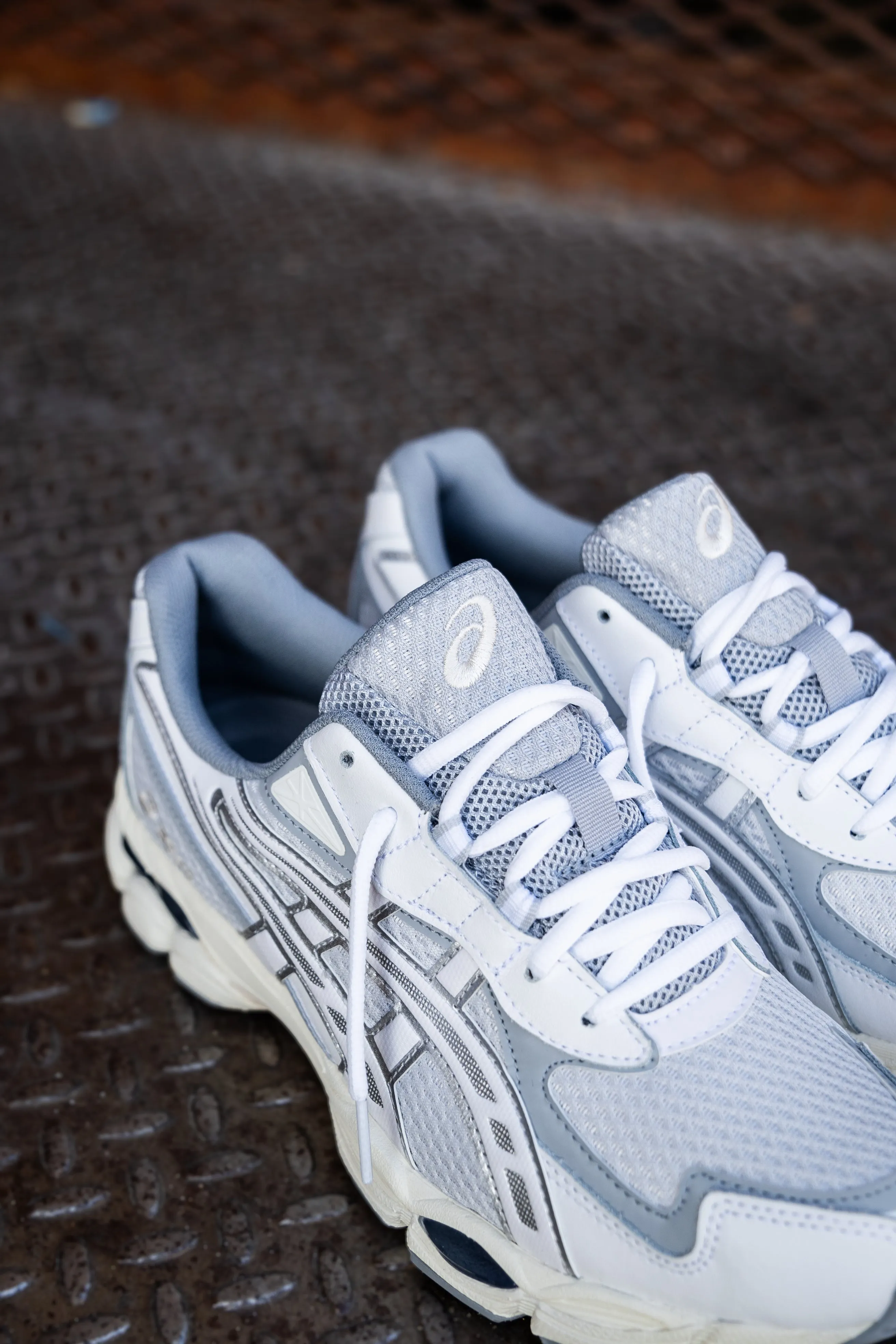 Mens Asics Gel-NYC 2055 (Glacier Grey/White) beach - style