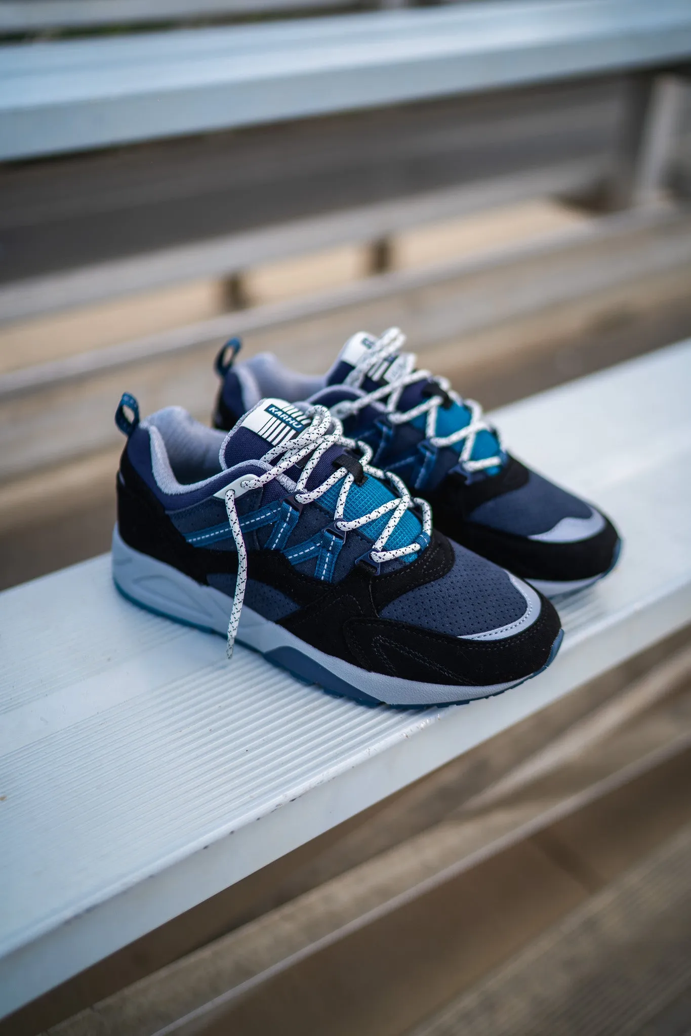 Mens Karhu Fusion 2.0 (Jet Black/Lagoon) weekenders' options city shoes