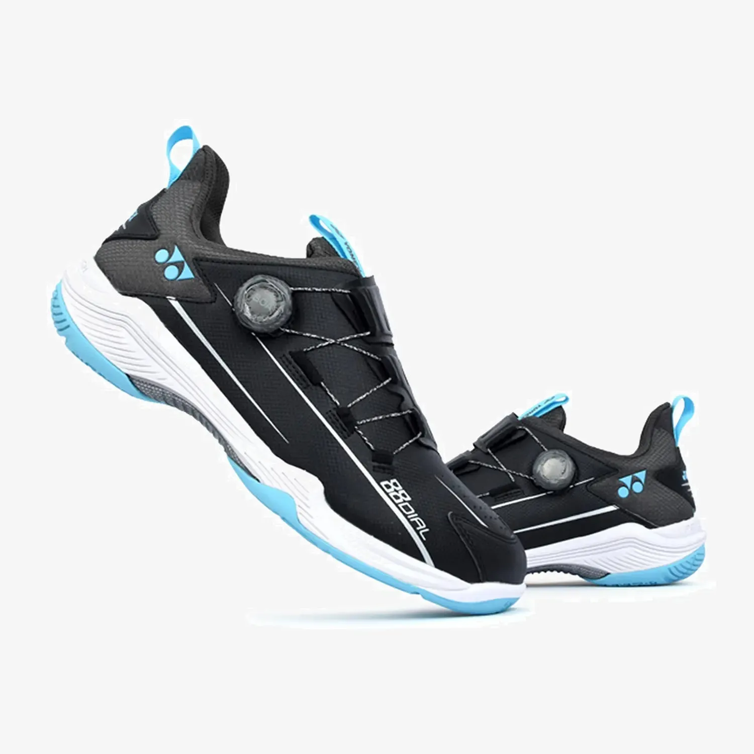 Comfort Prime Trail Alpha Yonex Power Cushion 88 Dial 2 Wide (Black/Ice Blue)