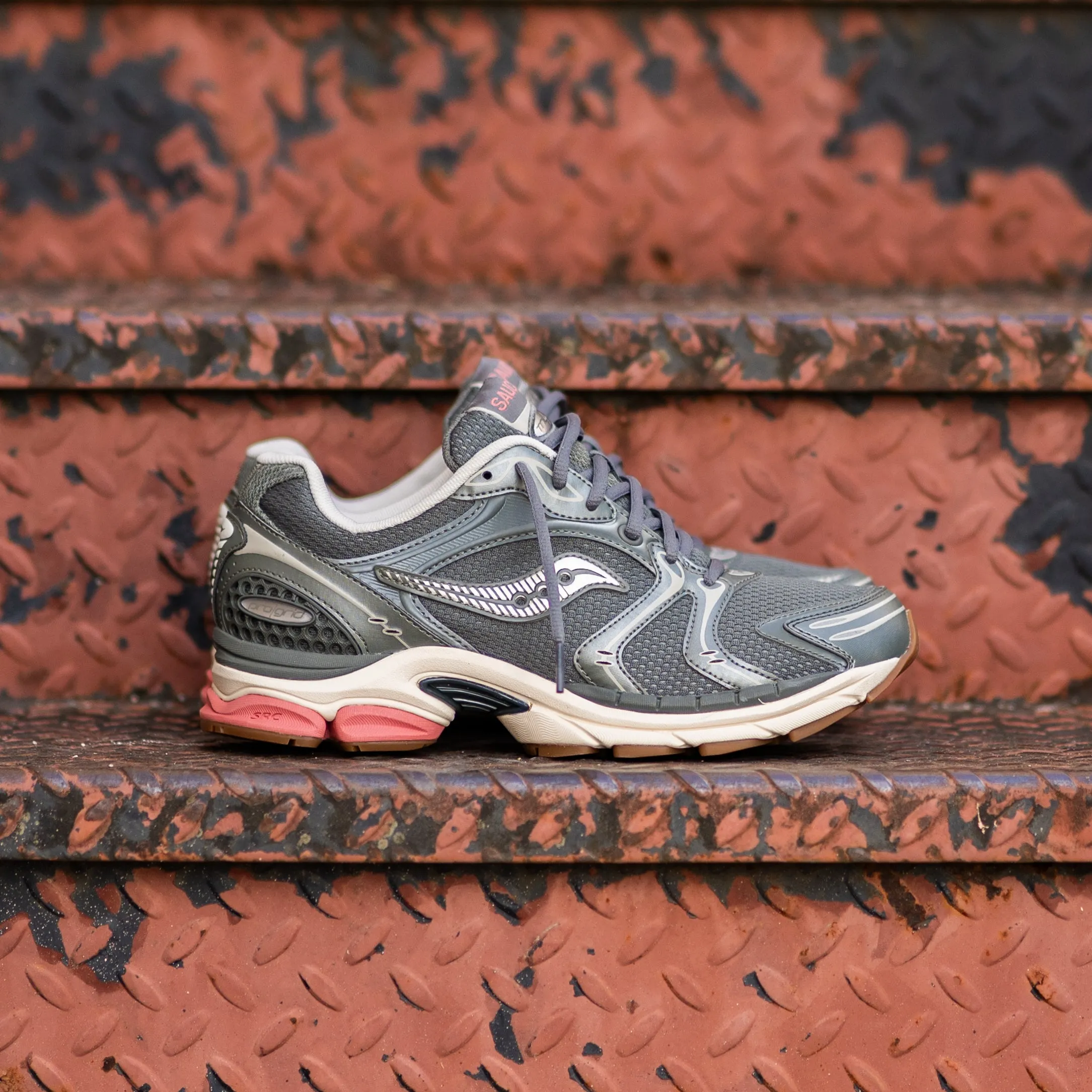Synthetic essential Mens Saucony ProGrid Triumph 4 (Agave/Peach)
