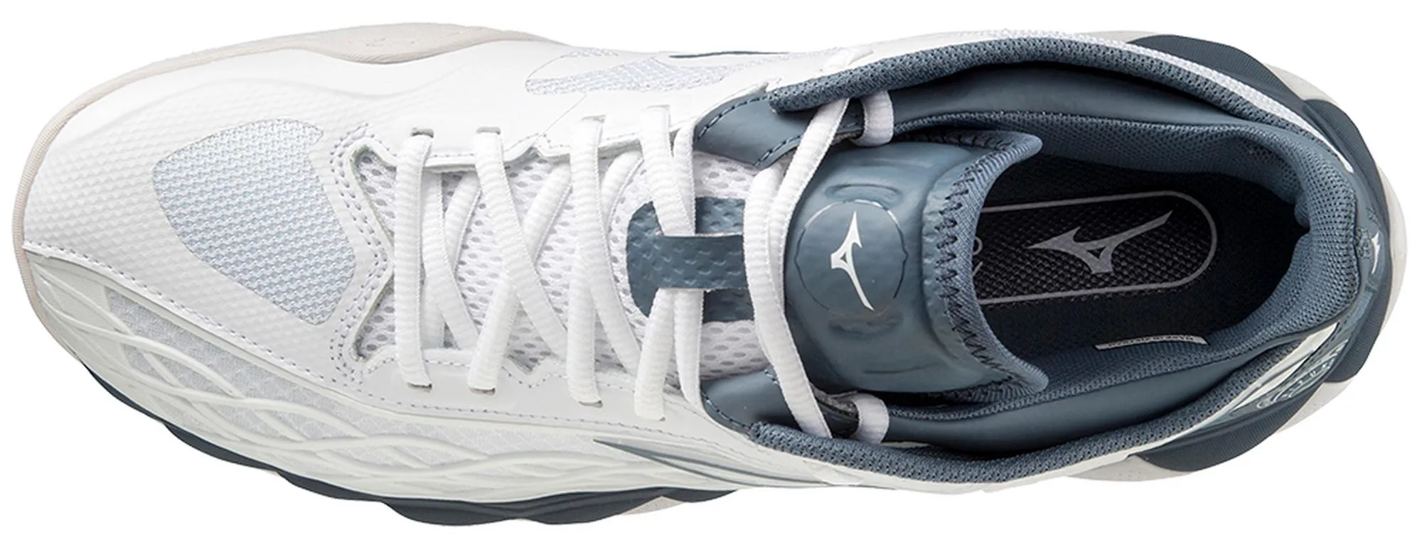 Mizuno Wave Enforce Tour 5 AC Men Court Shoes [White-China Blue] Agility Ultra
