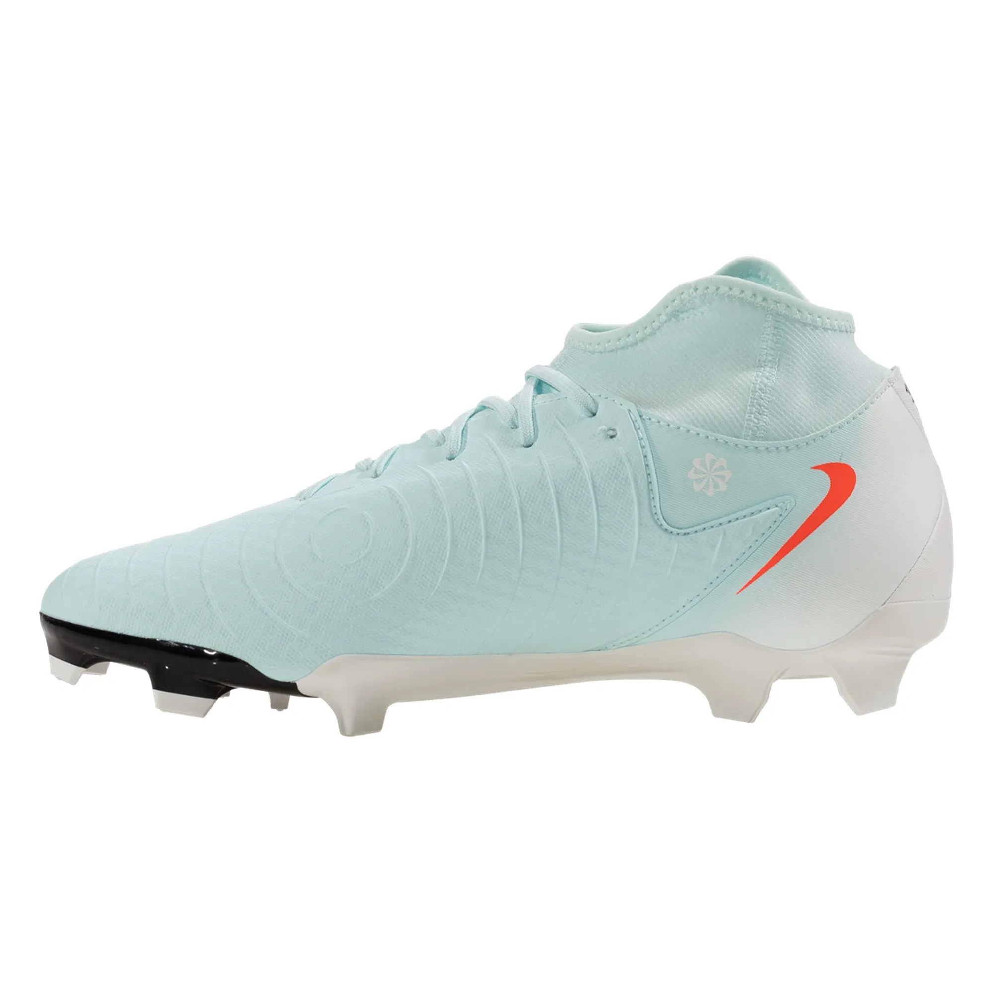 Pom-pom kids' shoes user - friendly shoes Nike Phantom Luna II Academy FG/MG Soccer Cleats (Mint/Atomic Red)