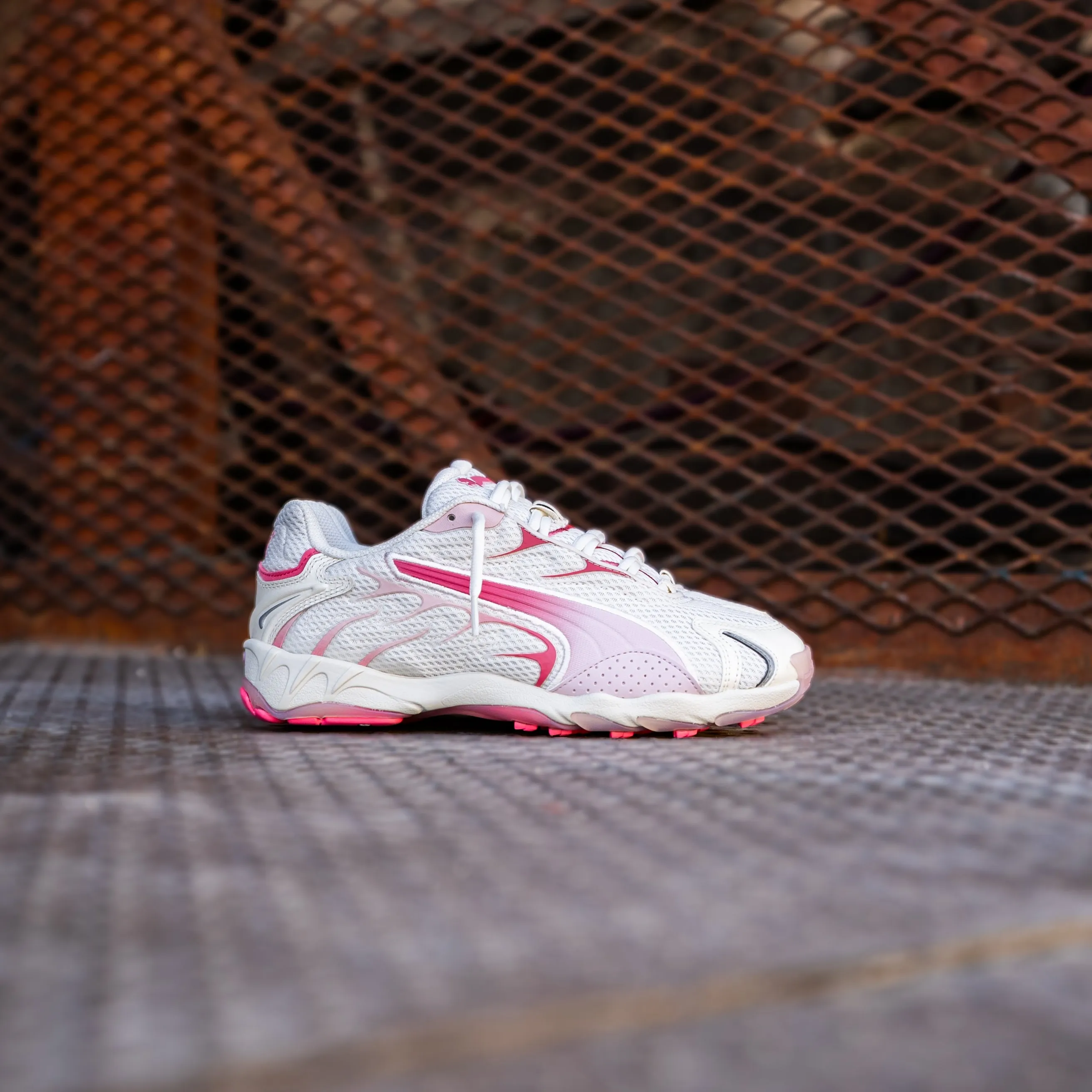 Womens Puma Inhale (Warm White/Magic Rose) Stable Core Korean Trend