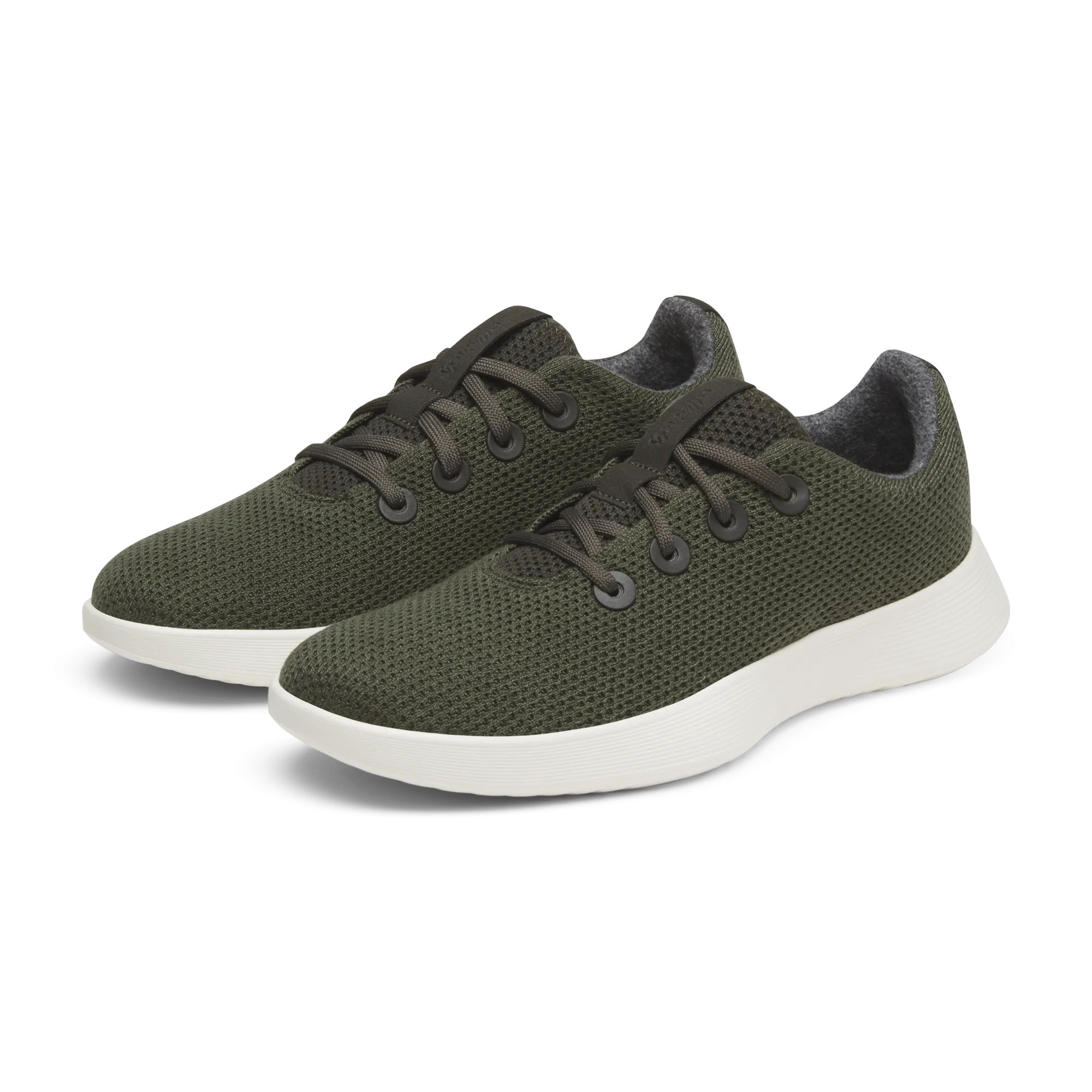 Desert Step Winter Wear Men's Tree Runner NZ - Thunder Green (Natural White Sole)