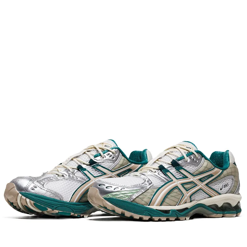 hook - and - loop - trimmed - design shoes volleyball shoes Asics Gel-Nimbus 10.1 - White/Rainy Lake