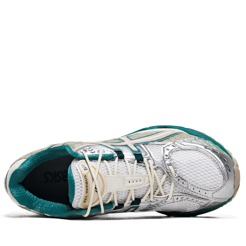 tap shoes cold - weather - runner Asics Gel-Nimbus 10.1 - White/Rainy Lake