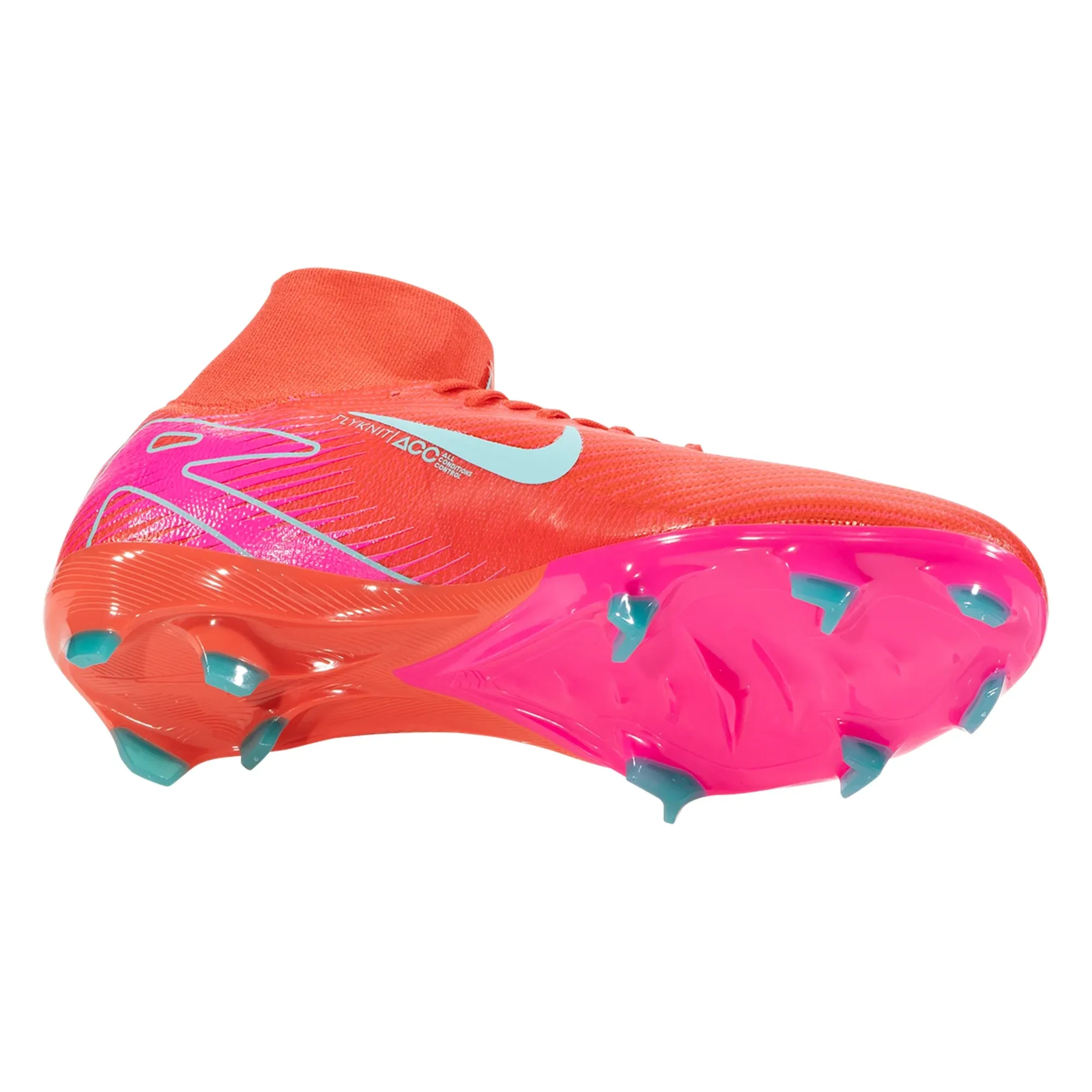 synthetic leather Nike Zoom Superfly 10 Pro FG Soccer Cleat (Ember Glow/Aurora Green)