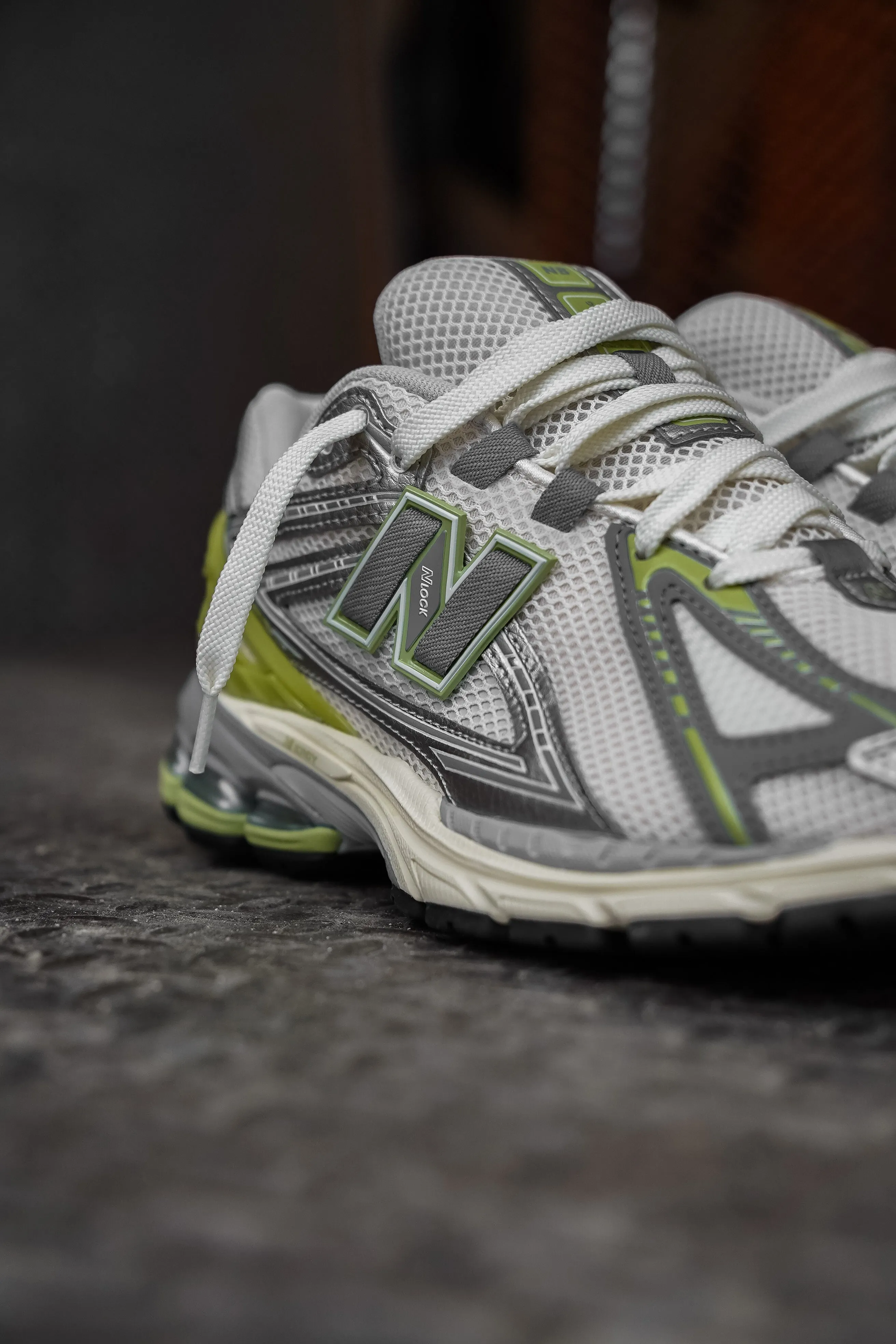 Mens New Balance 1906R (White/Green) - M1906REM Bright men's shoes