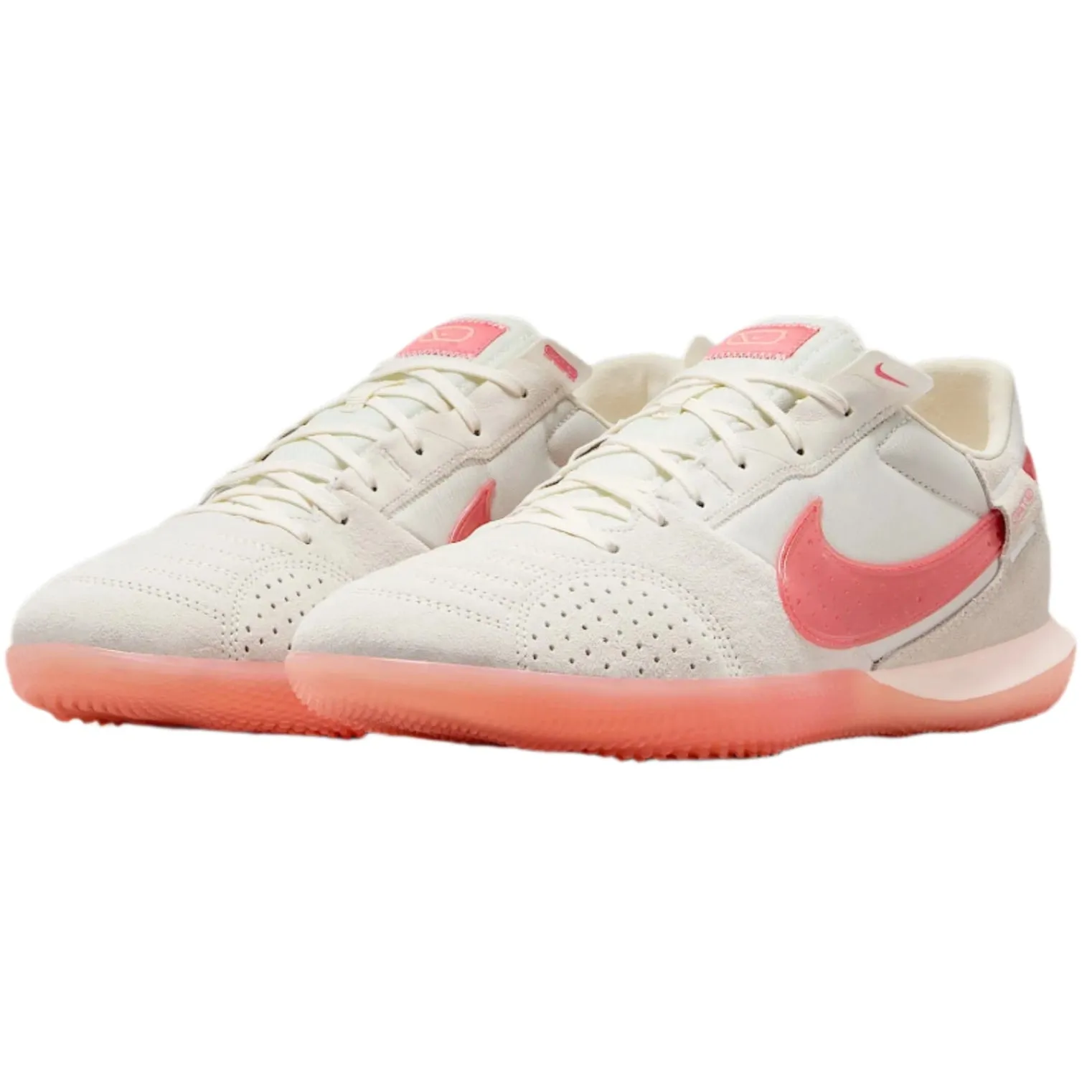 Nike Streetgato Indoor Soccer Shoe (Pale Ivory/Apricot Agate) Cushioned heel