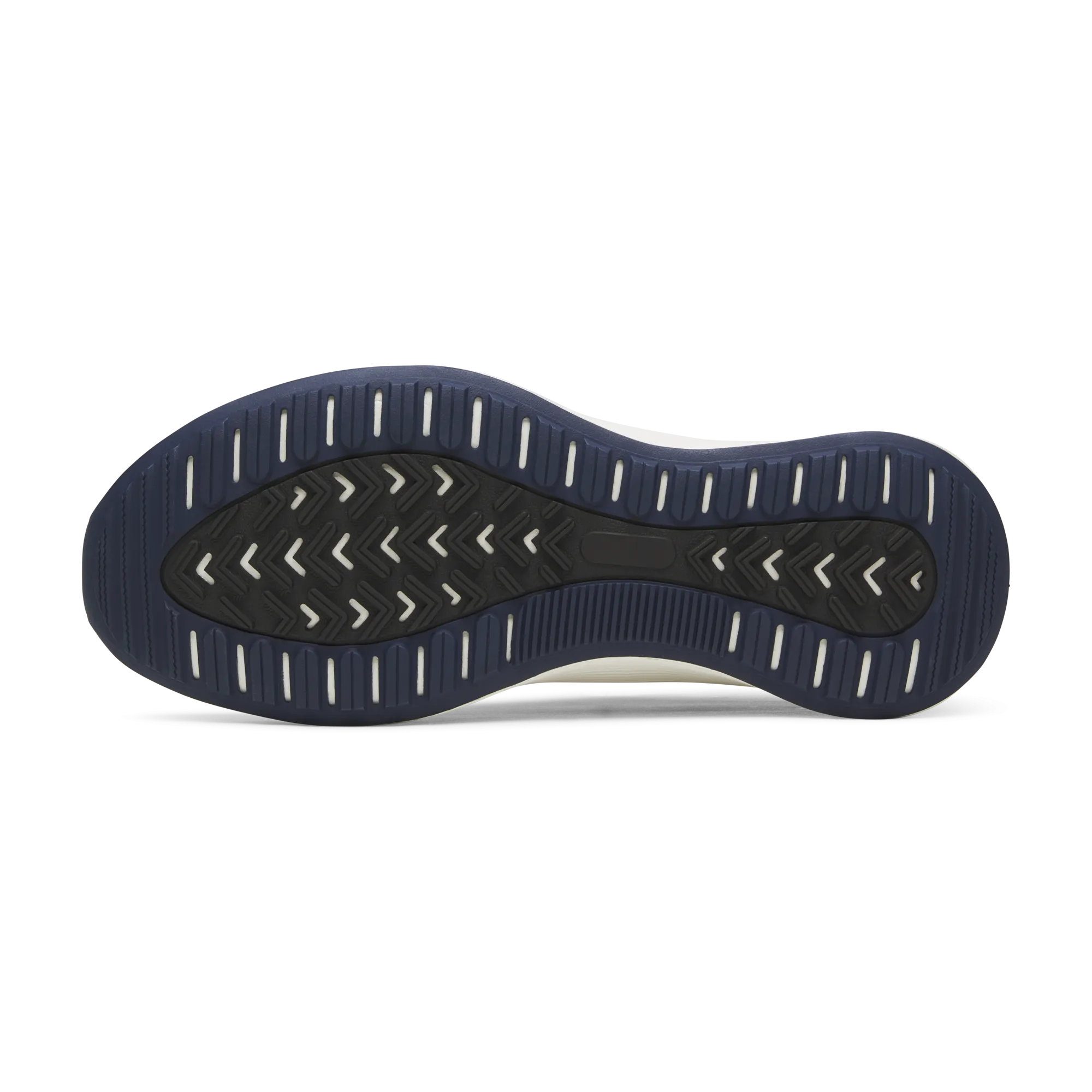 Slip   Resistant Travel Light Men's Tree Runner Go - Utility - Blizzard/Deep Navy (Natural White Sole)