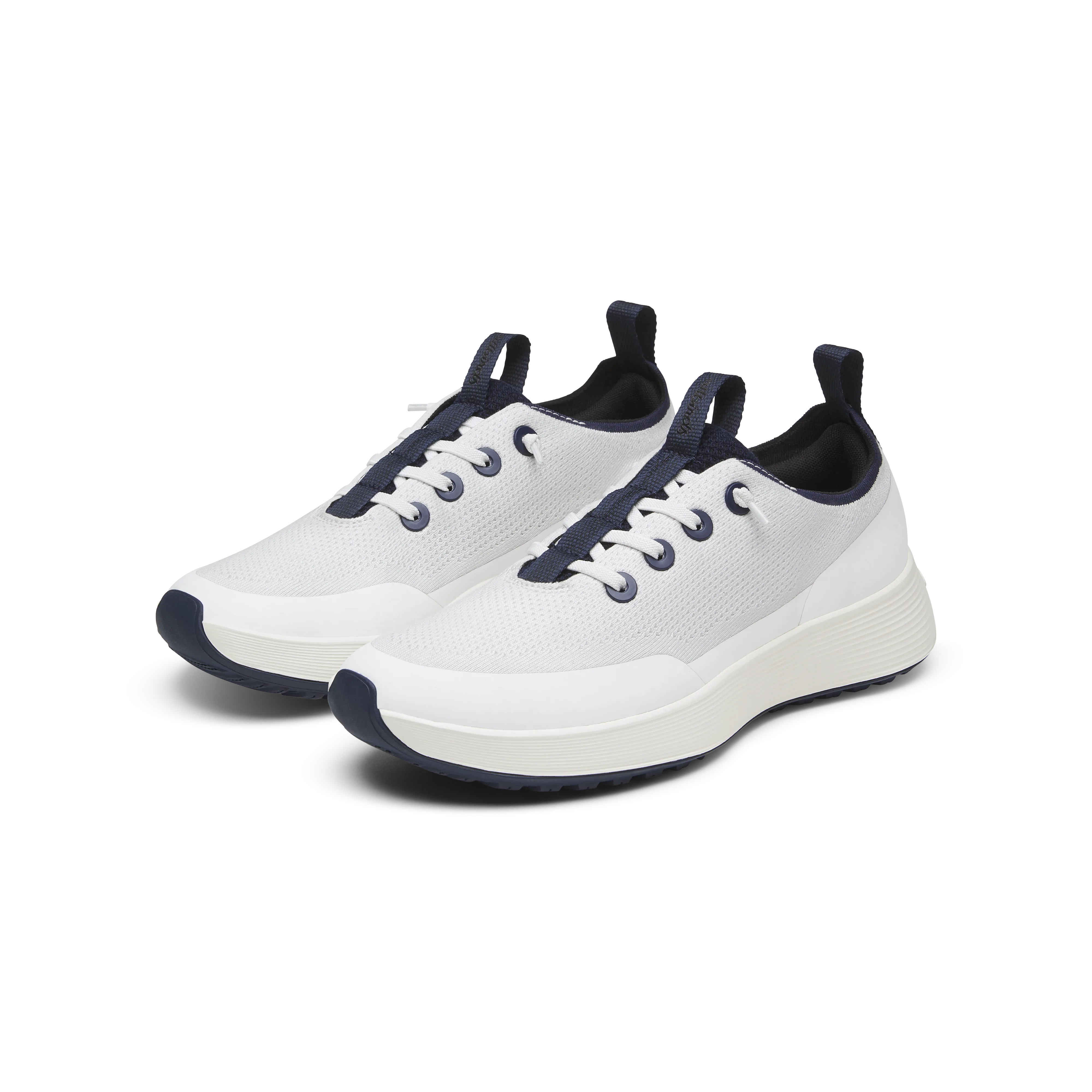 Stylish Form Versatile Upper Men's Tree Runner Go - Utility - Blizzard/Deep Navy (Natural White Sole)