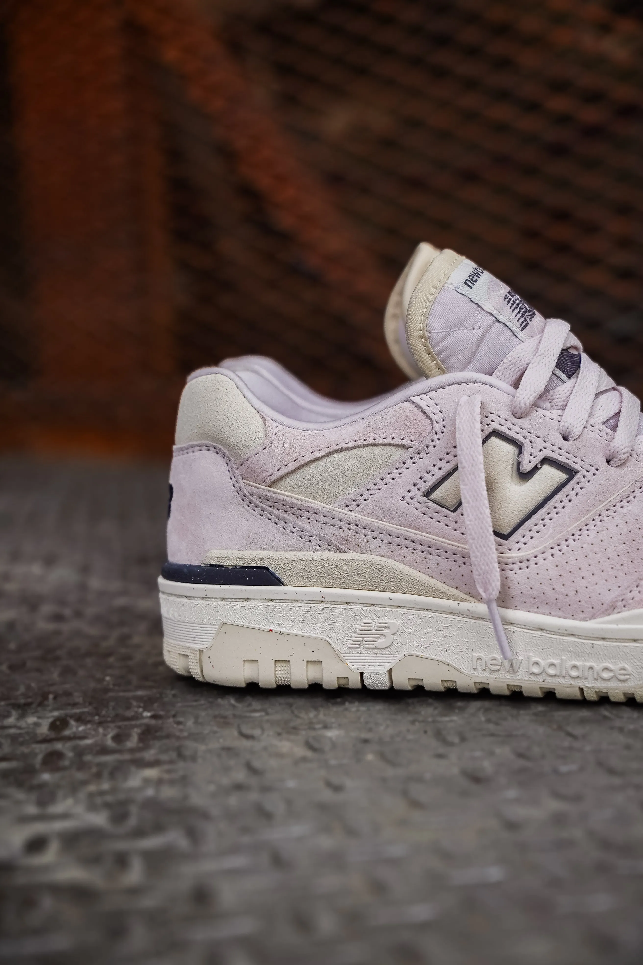 Women's New Balance 550 (Beige/Pink) - BBW550RC Durable Material Park Day