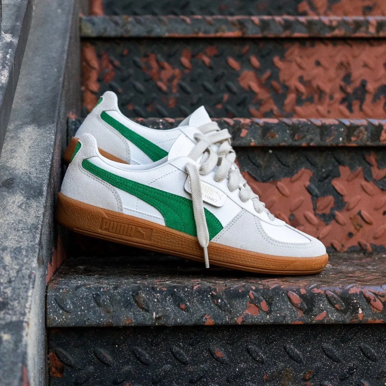 mountain boots usual Mens Puma Palermo LTH (Pine Green)