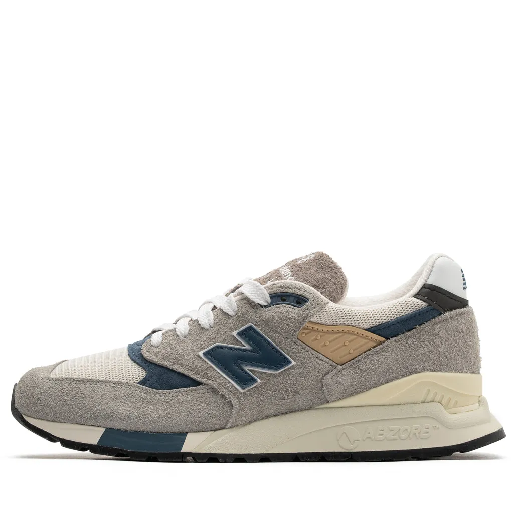 Stackable running for balance New Balance Made in USA 998 - Grey/Navy
