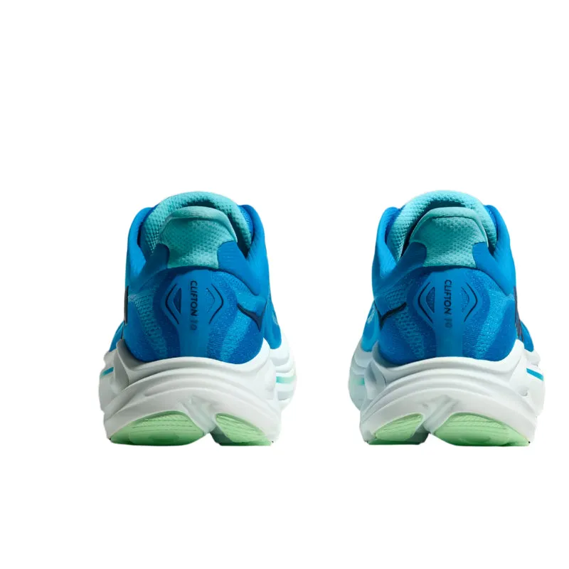 HOKA Clifton 10 D Mens Running Shoes heel - strike shoe response Easy on