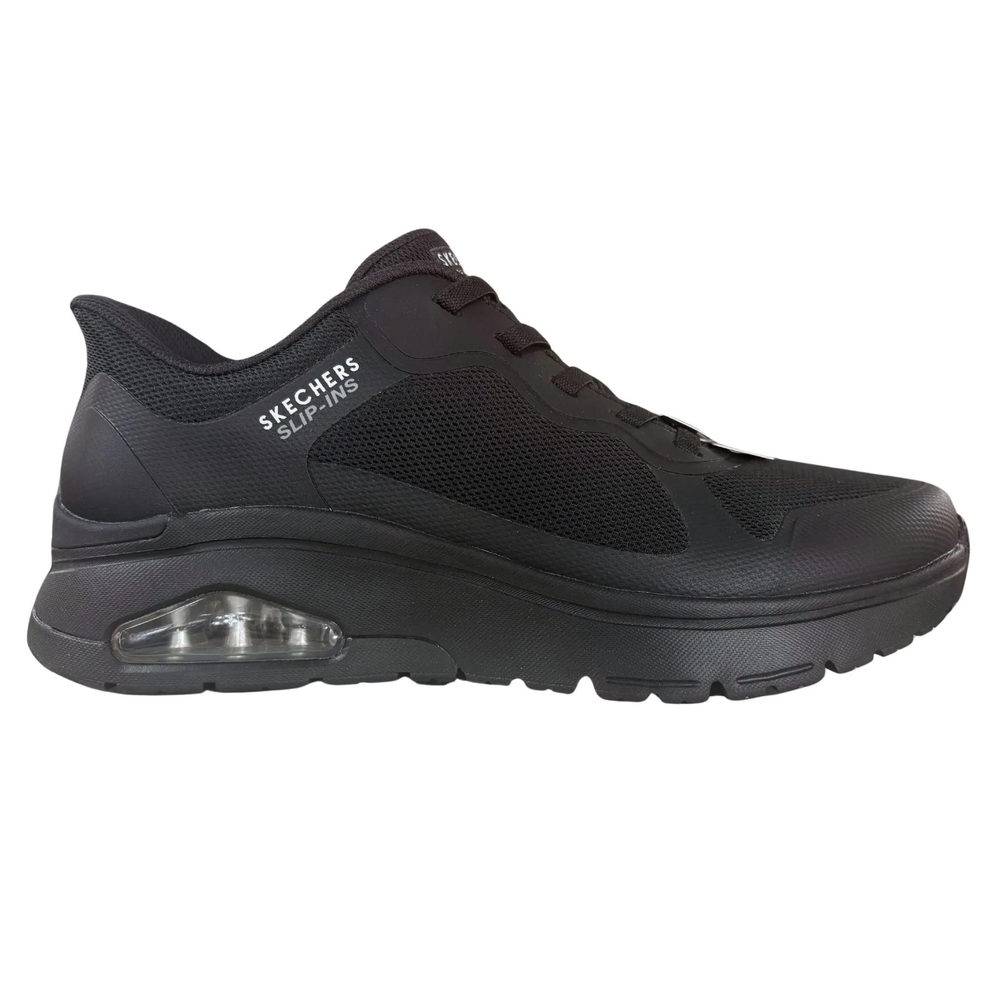 Skechers Men's 183312 Skechers Uno Flex - EZ Air Black Slip-ins Casual Shoes Go Style
