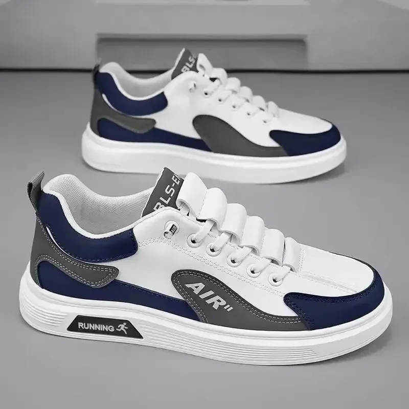 Angel Glow Trend 2025 New Men's Shoes Leather Fashion Low-top Men's Casual Trendy Shoes Running Sports