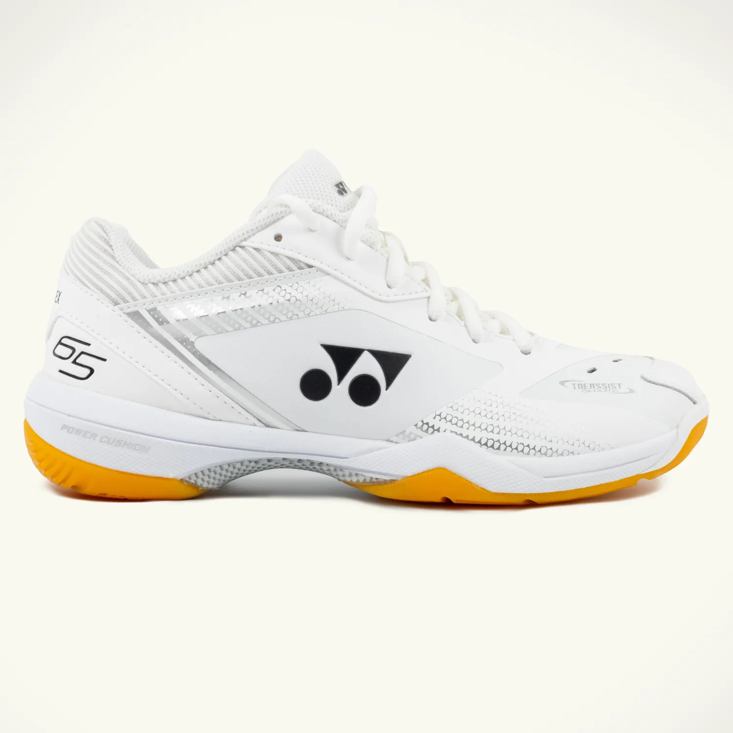 budget-friendly Yonex Power Cushion 65 Z3 Men's Limited Edition Court Shoes (Pure White)