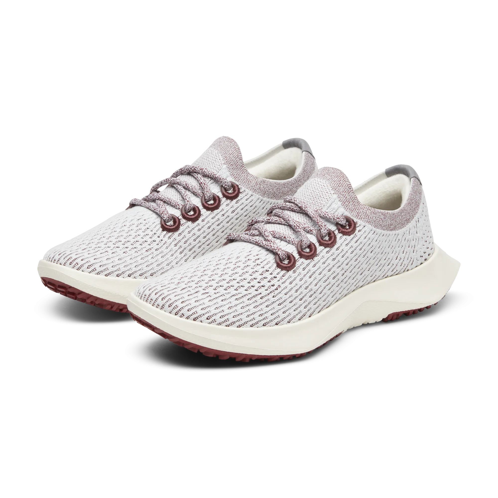 Good Fit Women's Tree Dasher 2 - Blizzard/Thunder Red (Natural White Sole)