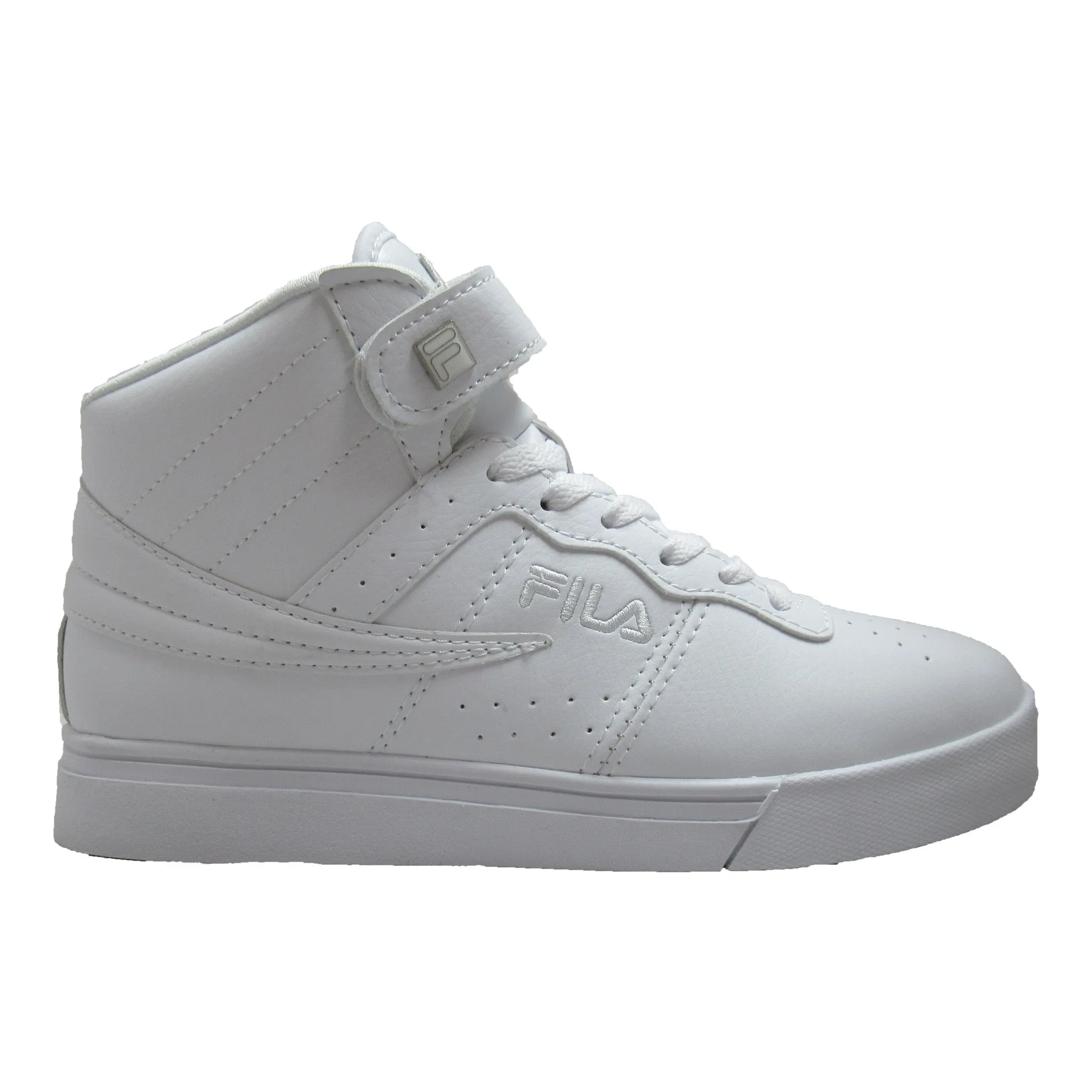 Timeless Footwear Cool Streetwear Fila Mens 1CM00347 Vulc 13 MP Mid Plus Leather White Black Casual Shoes