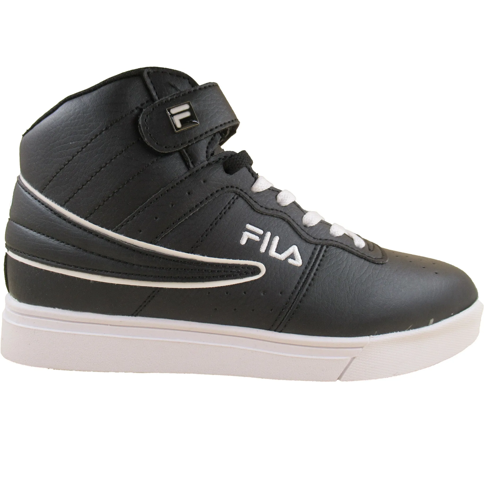 Fila Men's 1CM00487 Vulc 13 MP Double Layer Flag Black White Casual Shoes Quick Dress