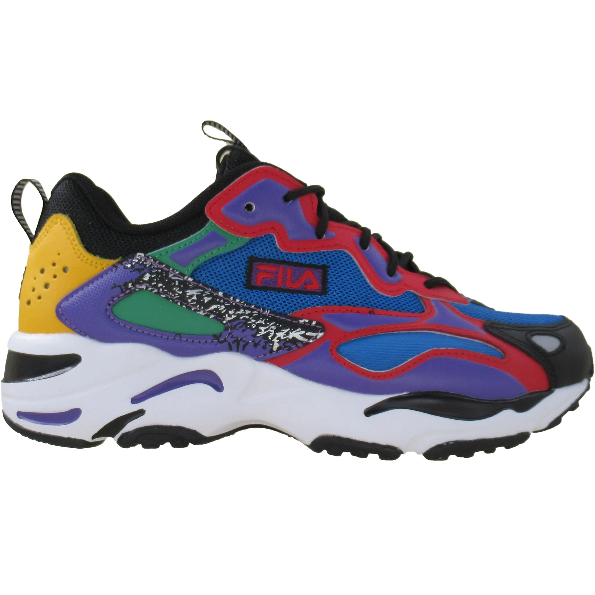 Fila Men's Ray Tracer 2 NXT Casual Athletic Shoes Electric Blue Red Black Cool Streetwear Sunset Walk