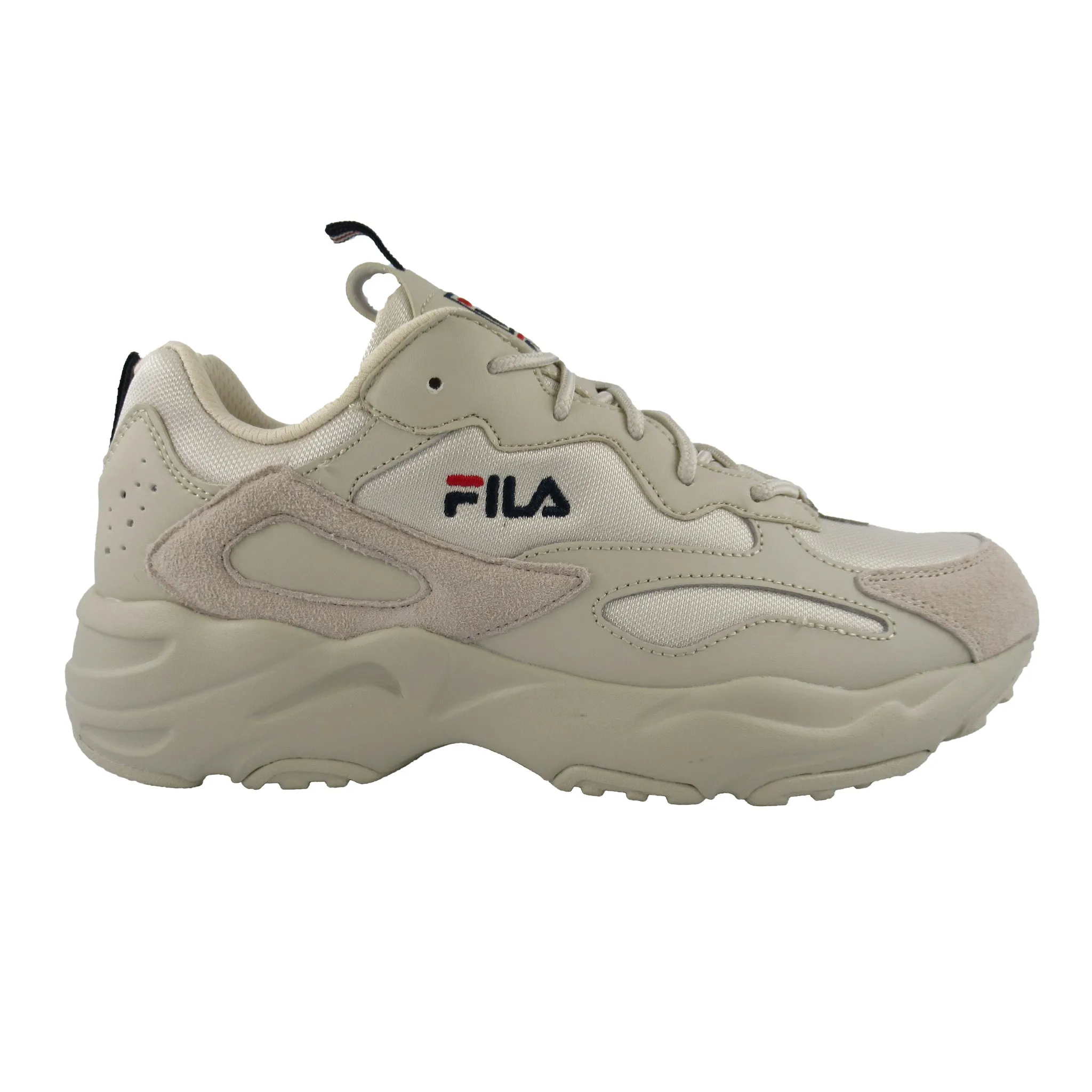 Comfortable Footbed Dry Steps Fila Men's Ray Tracer Cement Casual Shoes