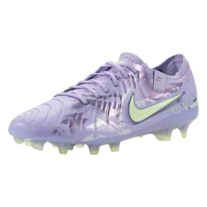 Nike United Legend 10 Elite FG Soccer Cleats (Purple Agate/Barely Volt) airsoft - field shoes