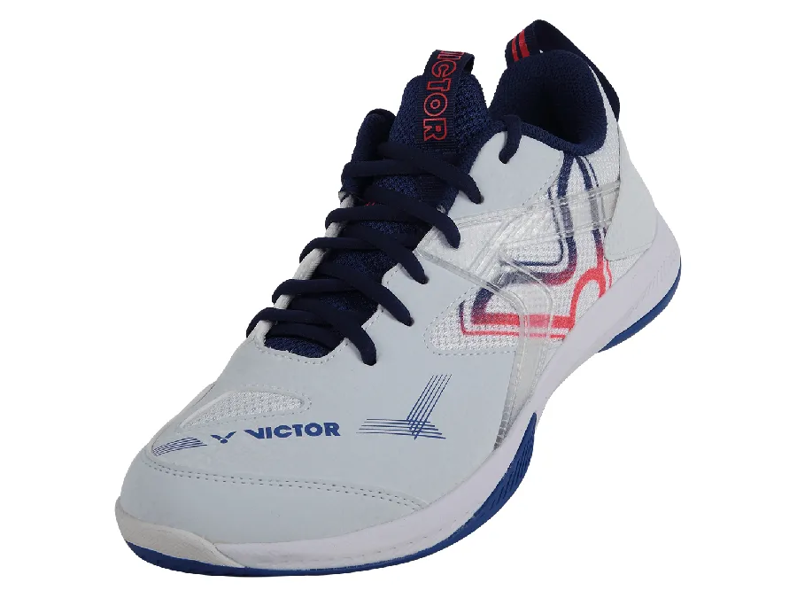 Flow Titan Run Nova Victor S50 MB Badminton Shoes (White)