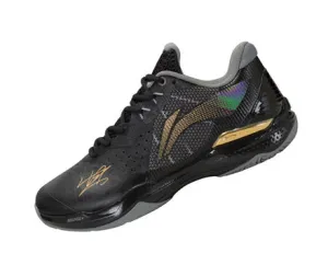 Li Ning AxForce Badminton Shoe Unisex [Black] AYAS034-1 Flow One Versatile